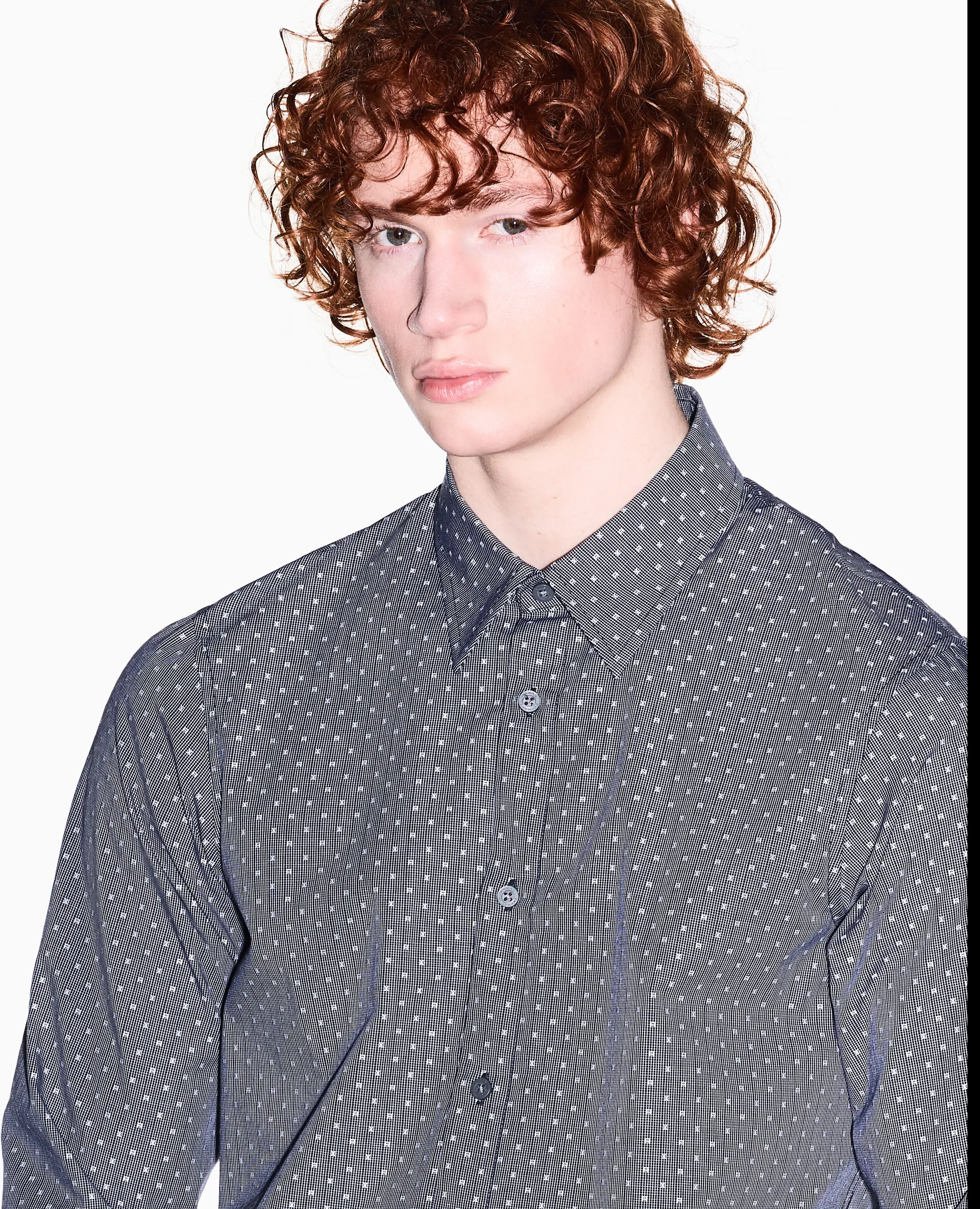 Armani Exchange Camicia Blu Navy Xm002811Af24739 175101