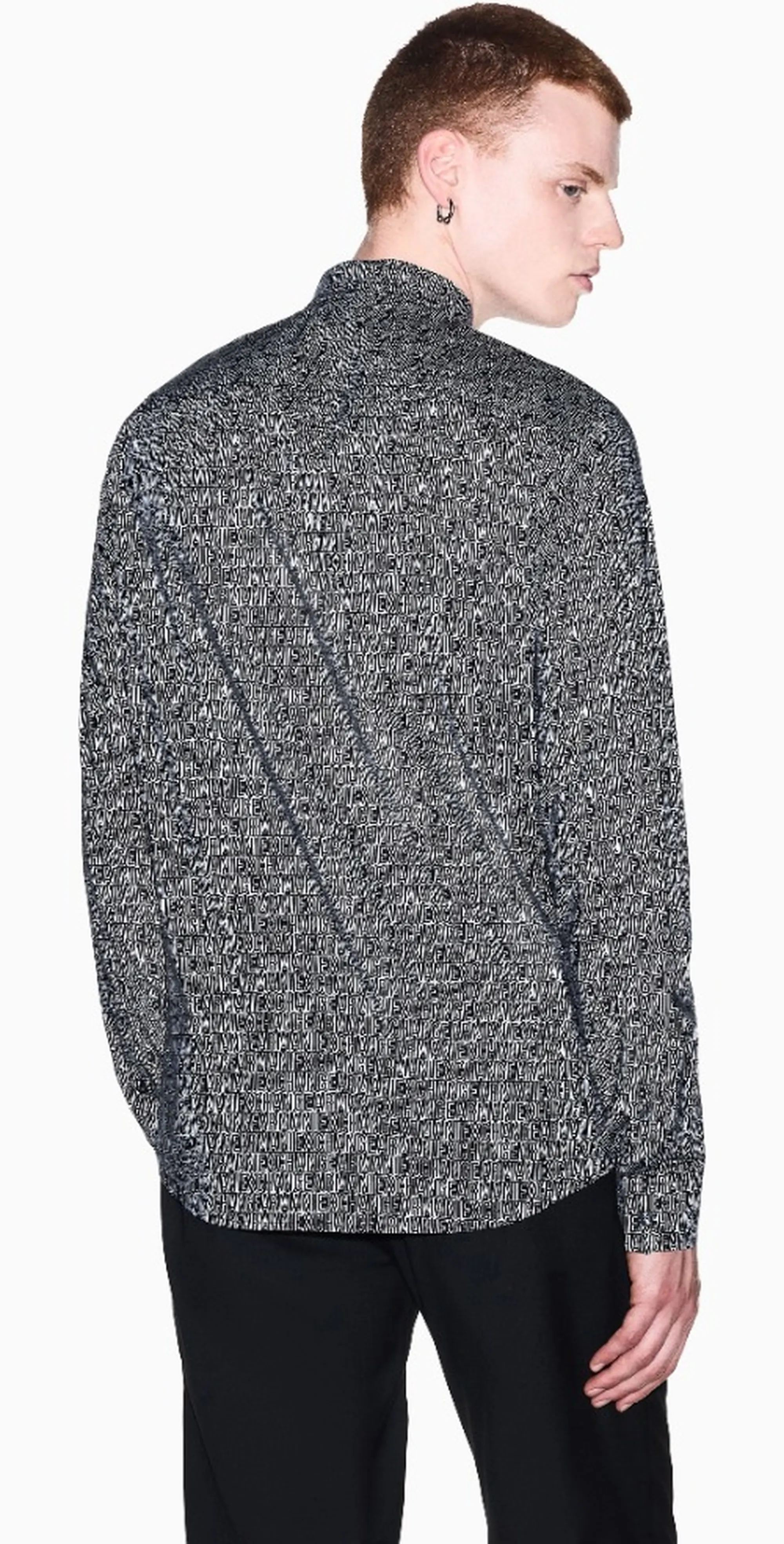 Armani Exchange Camicia Nero Xm000625Af13184 193219