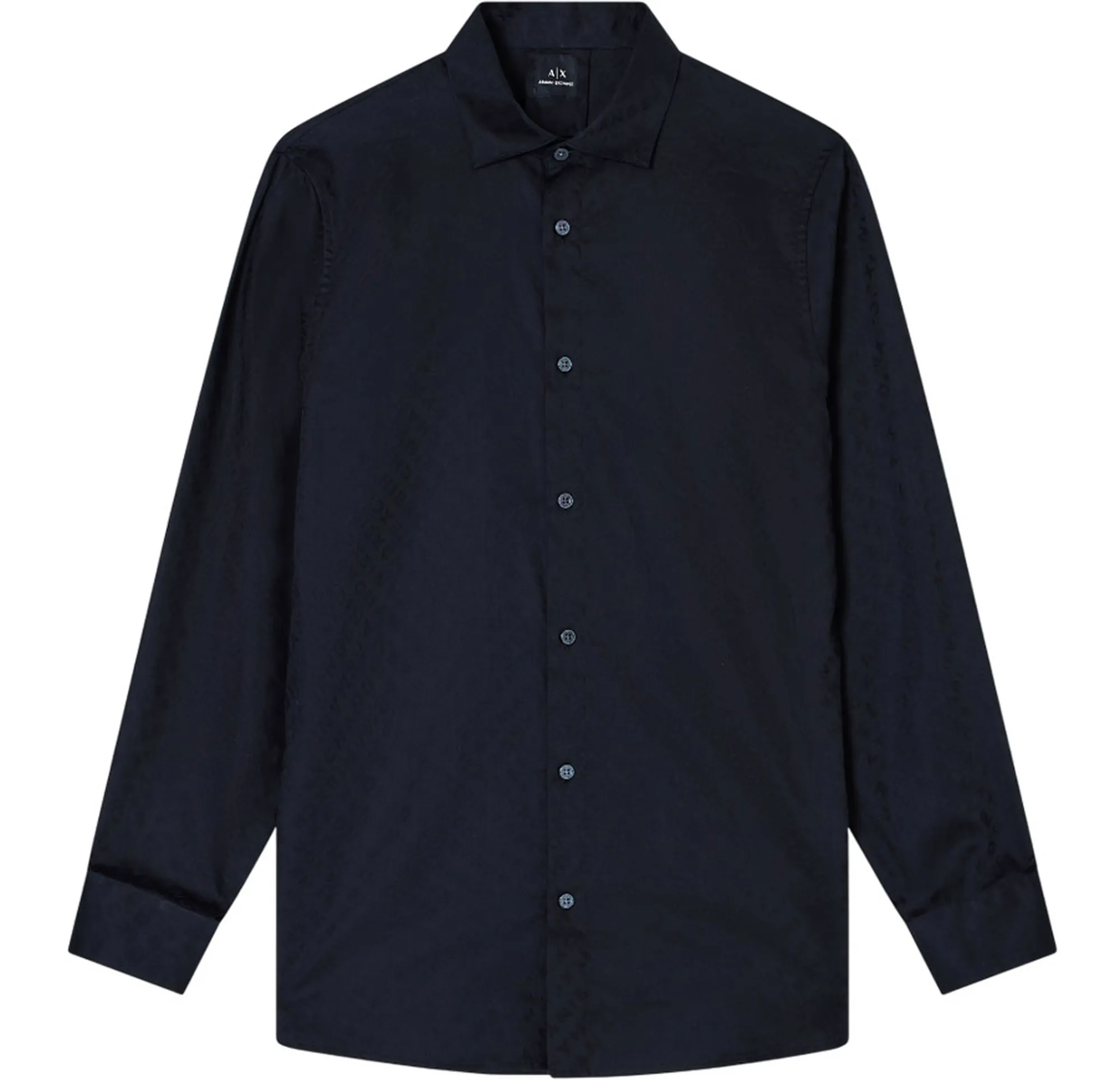 Armani Exchange B'Allover Logo Shirt' Black Xm001142Af13131 161694