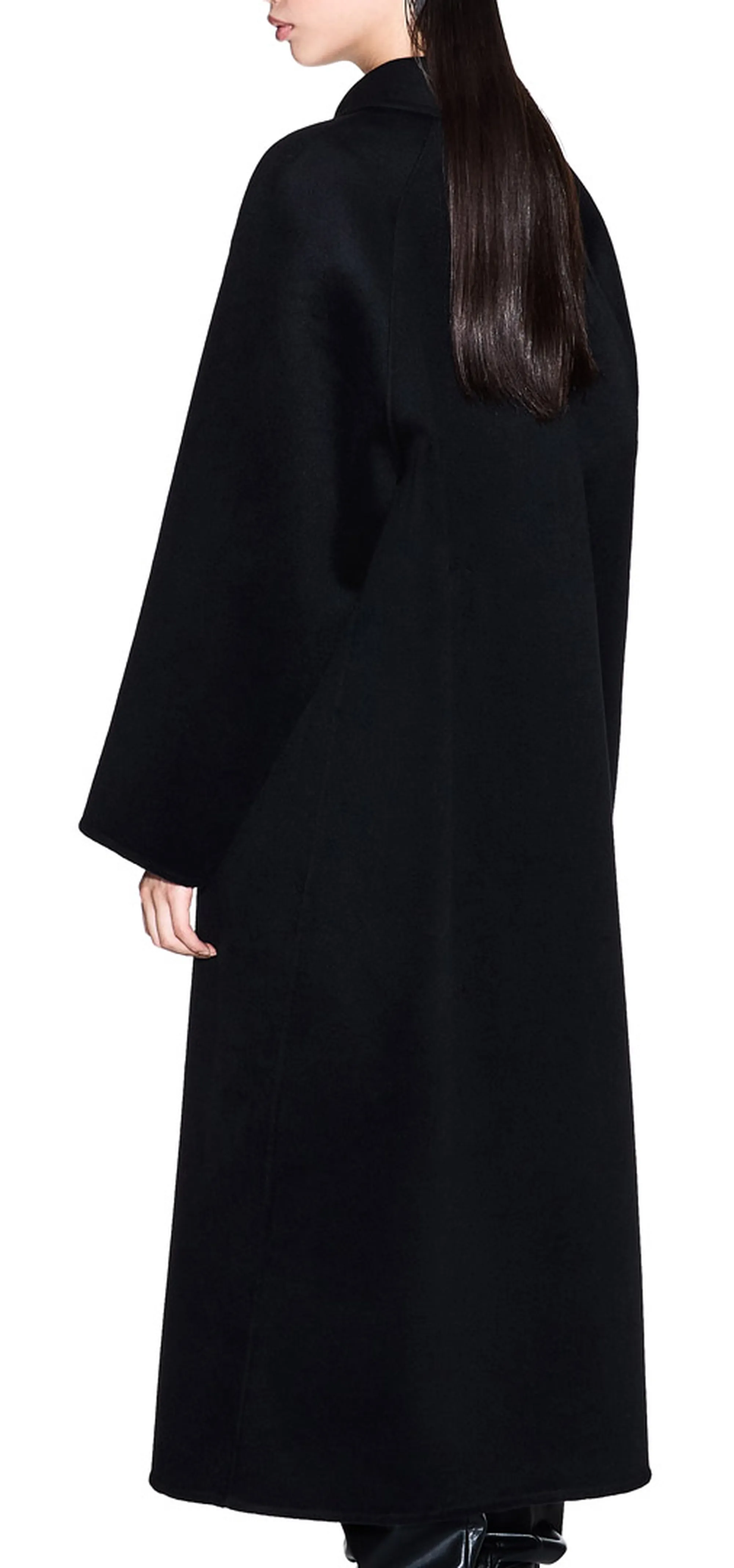 Armani Exchange Cappotto In Misto Lana Nero Xw001234Af16216 165387