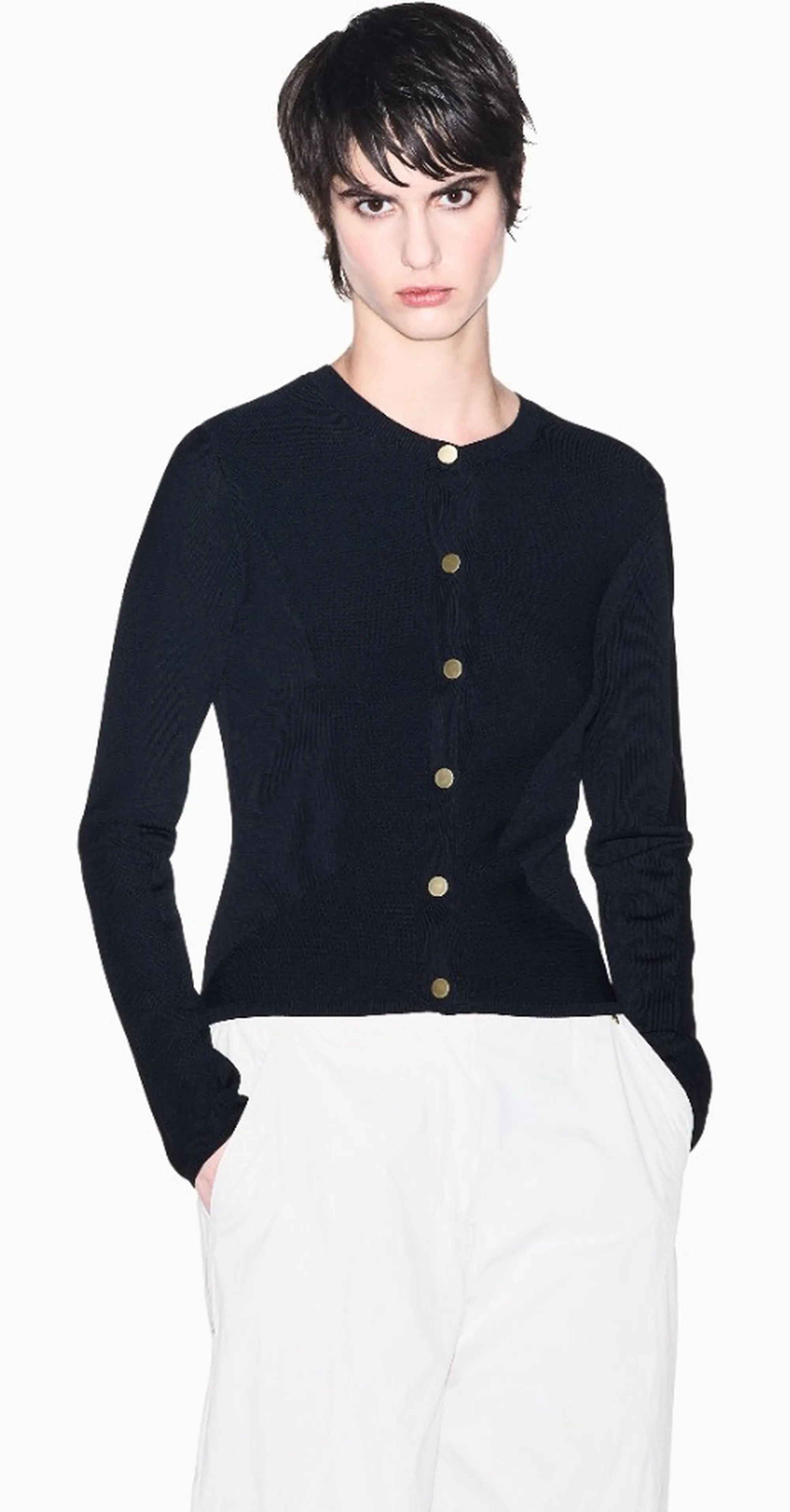 Armani Exchange B'Cardigan With Buttons' Black Xw002883Af10352 193545