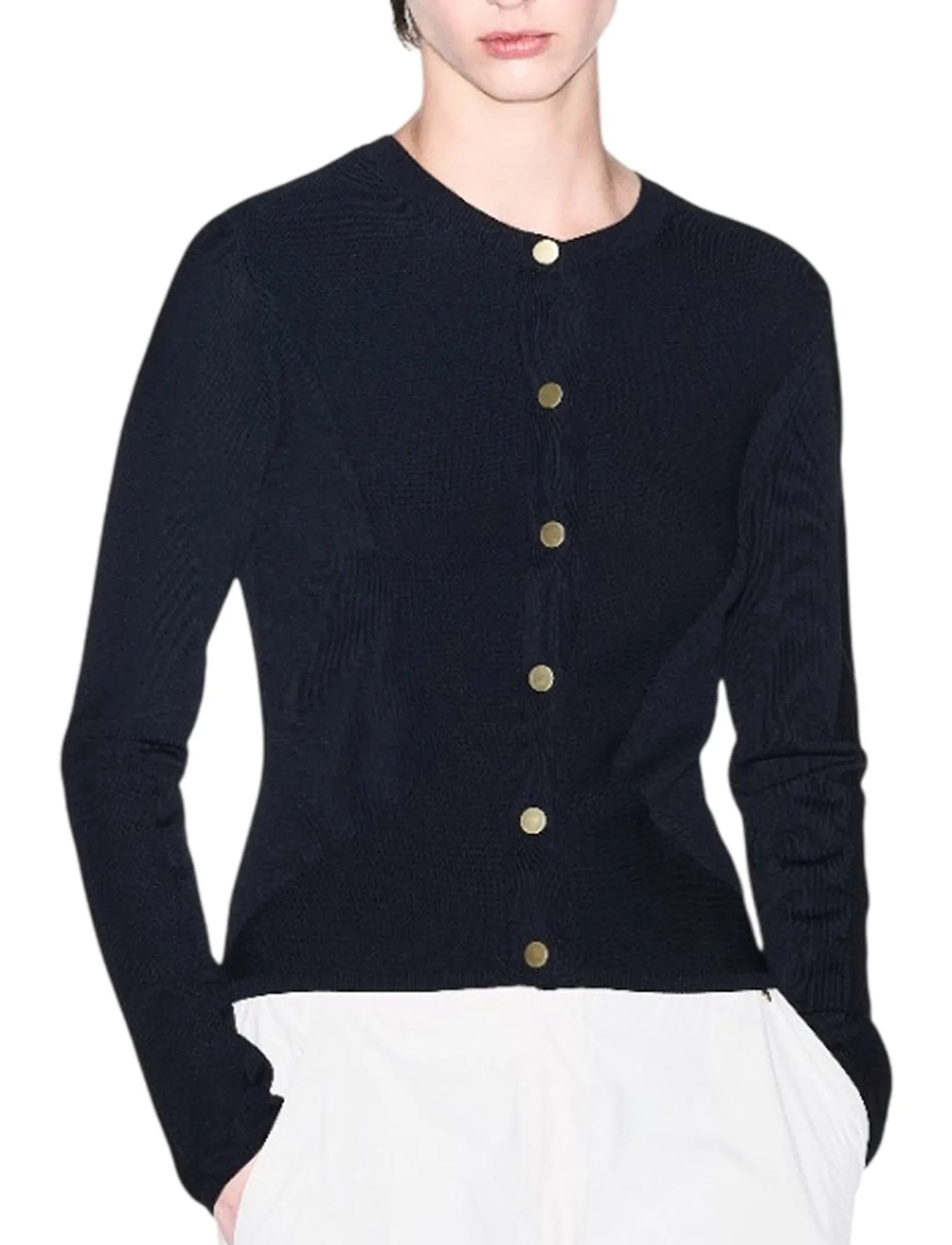 Armani Exchange Cardigan Con Bottoni Nero Xw002883Af10352 195163
