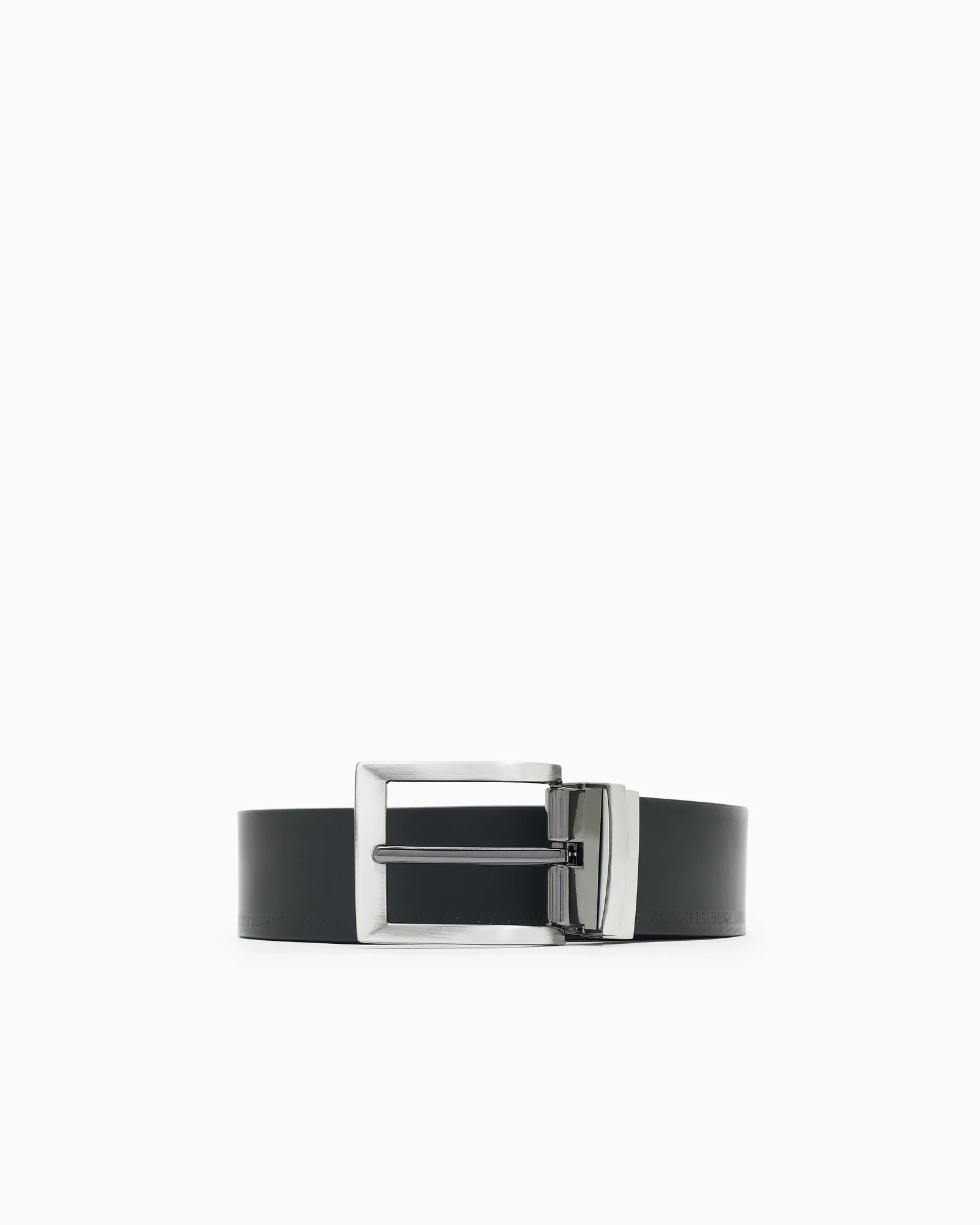 Armani Exchange Cintura Bicolore In Pelle Nero Xm000609Af12708 169475