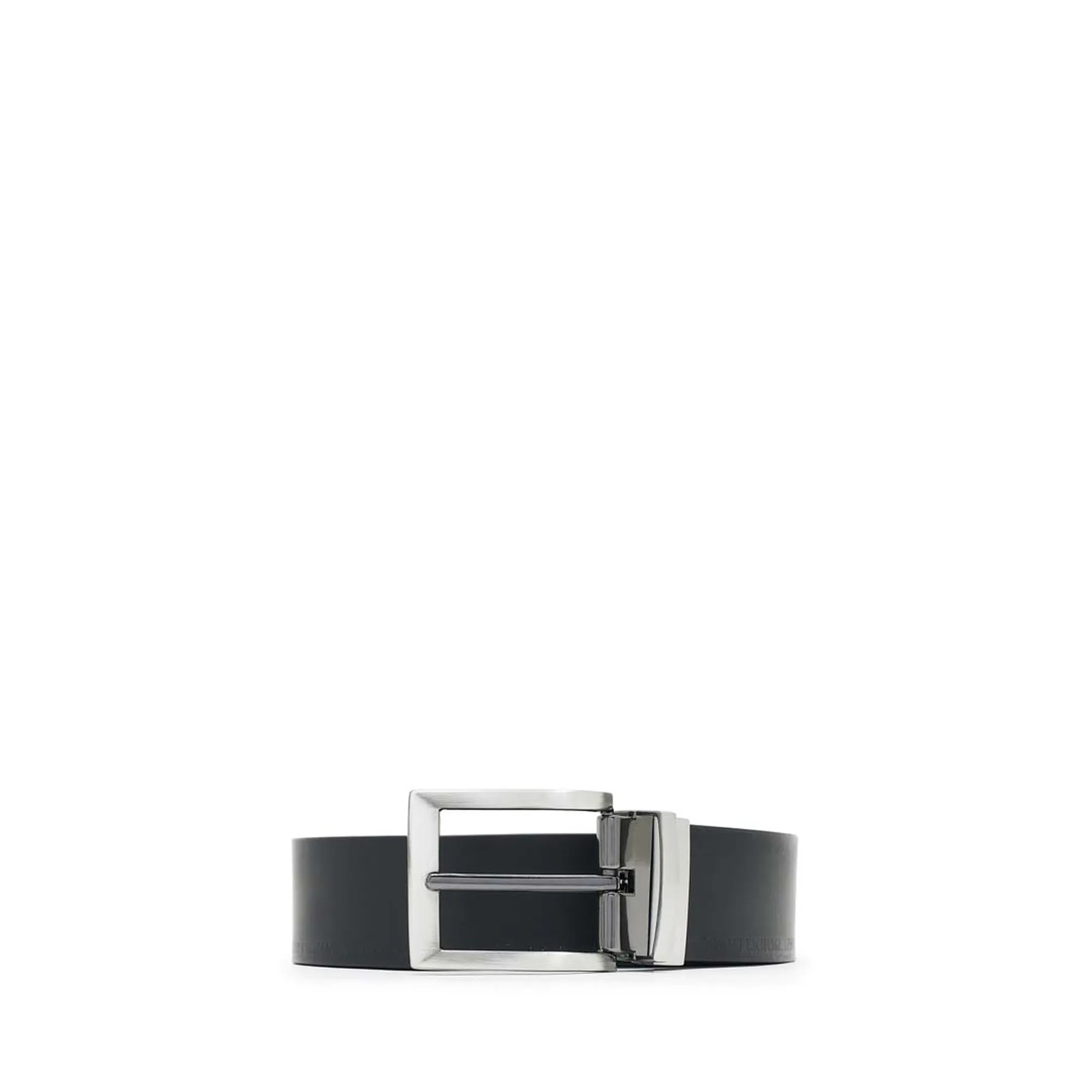 Armani Exchange B'Two-Tone Leather Belt' Black Xm000609Af12708 169516