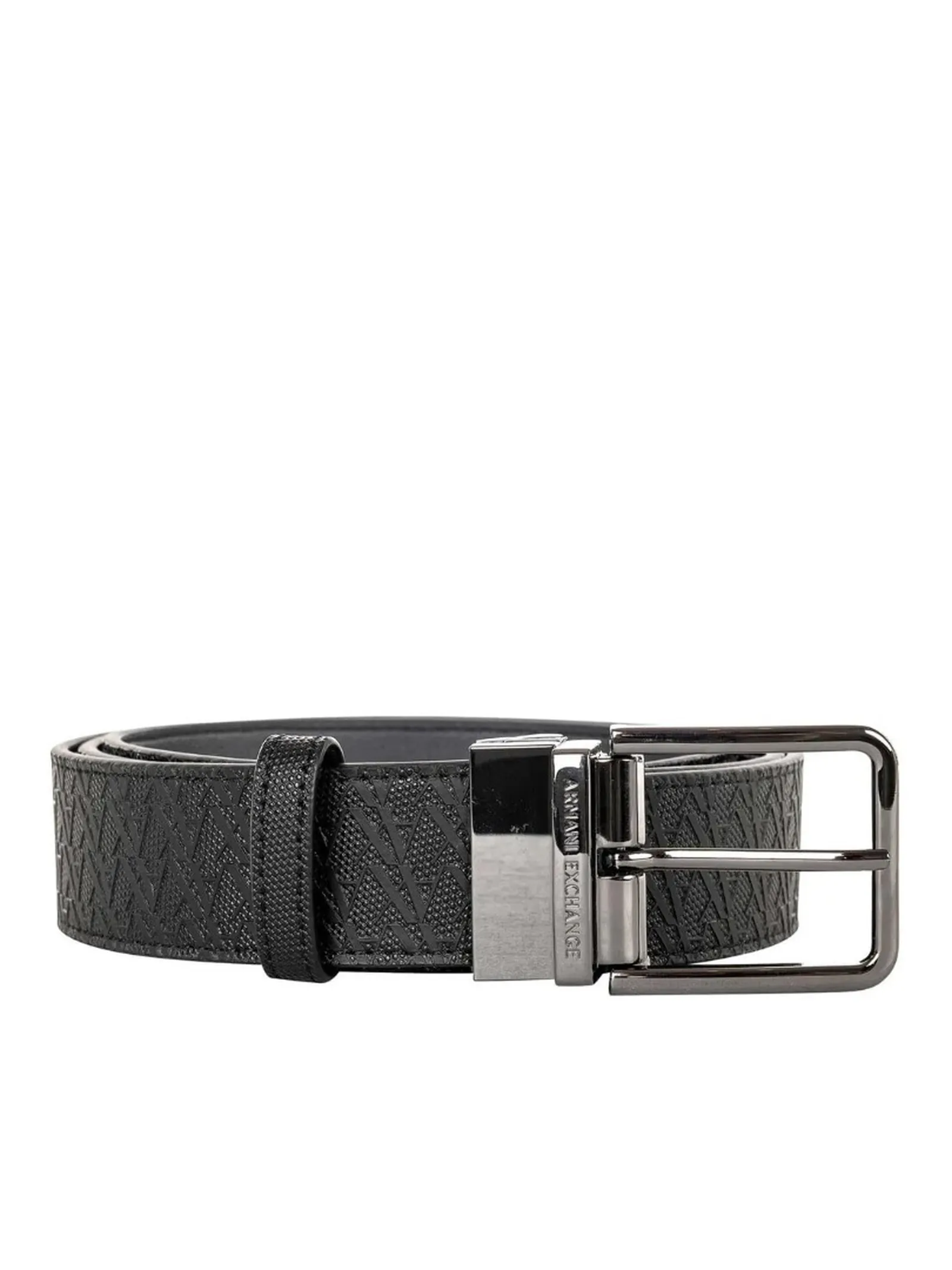 Armani Exchange Cintura Logo All Over Reversibile Nero Xm003184Af26719 194085