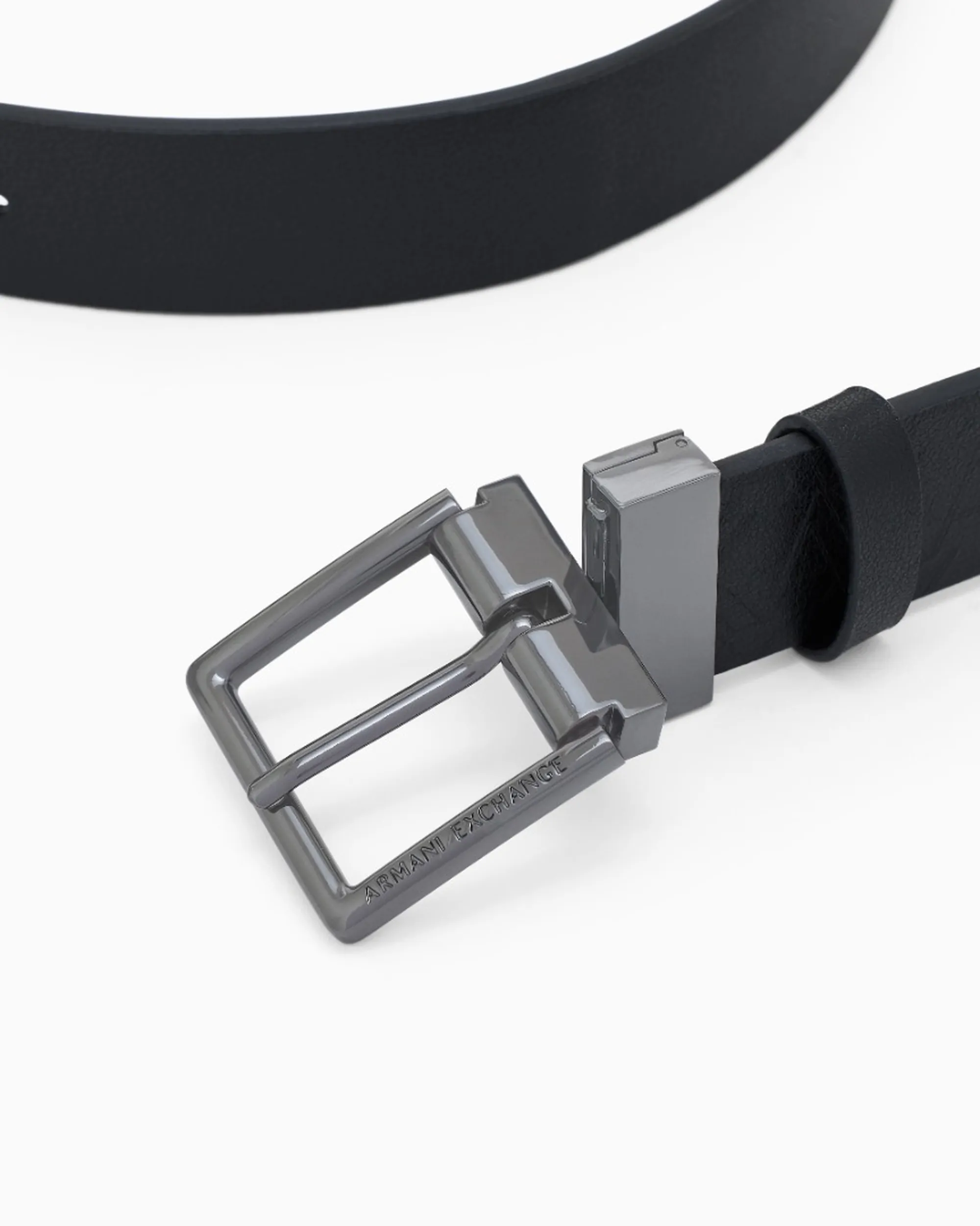 Armani Exchange B'Adjustable Leather Belt' Black Xm003371Af26729 194091