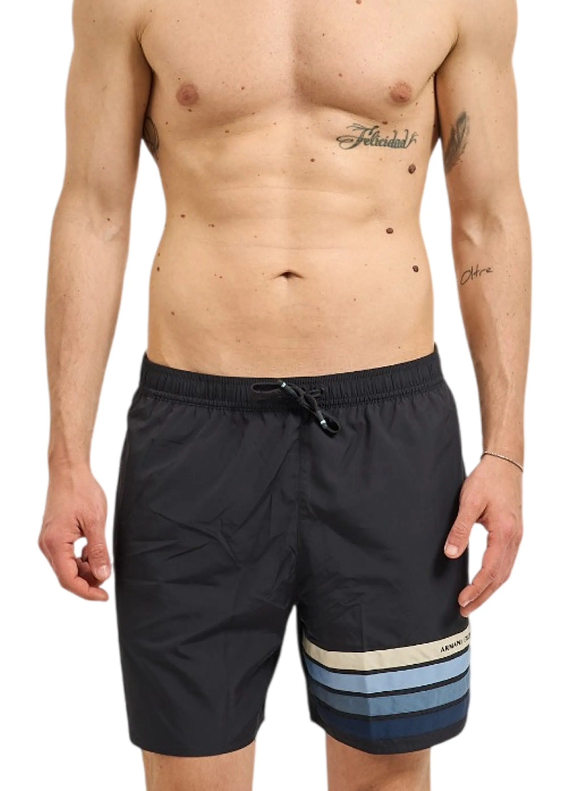 Armani Exchange Costume Da Mare Blu Xm000832Af22585 183106