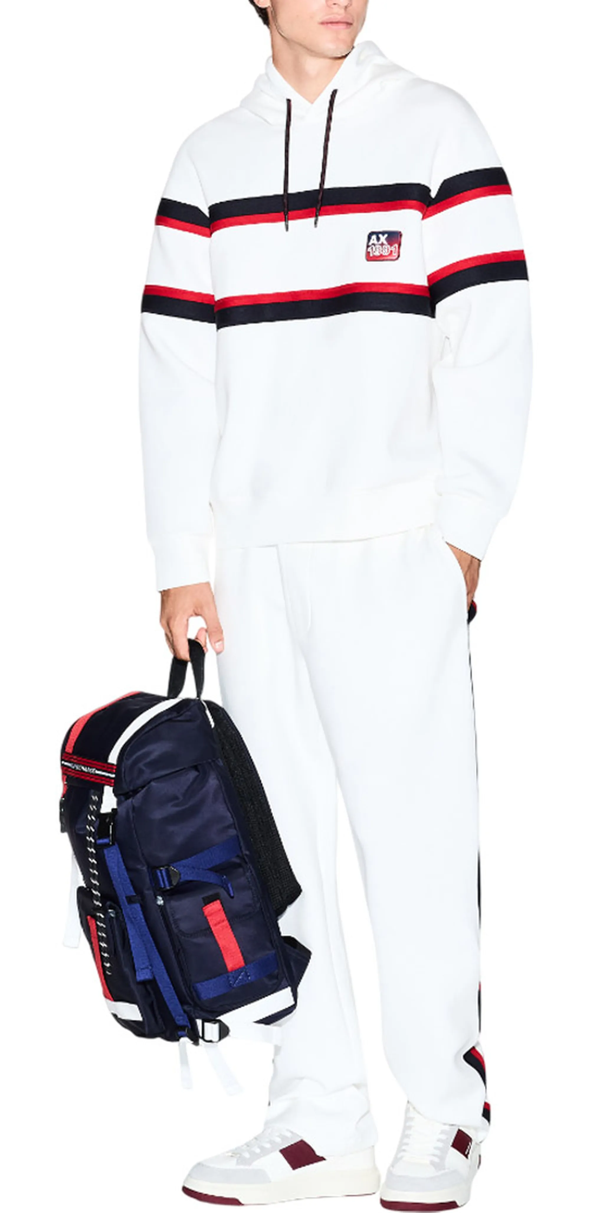 Armani Exchange B'Sweatshirt' White Xm001398Af13047 162295