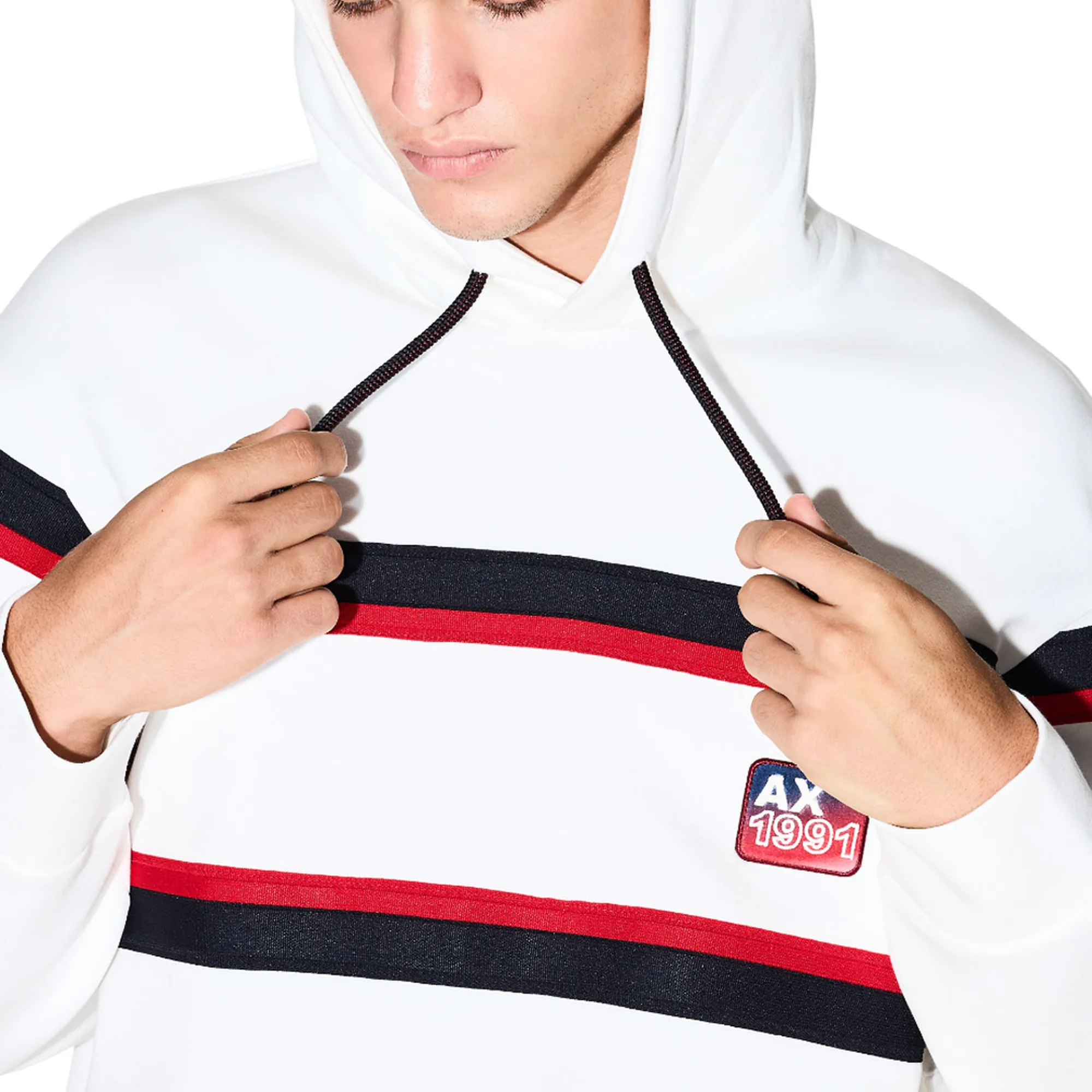 Armani Exchange B'Sweatshirt' White Xm001398Af13047 162296