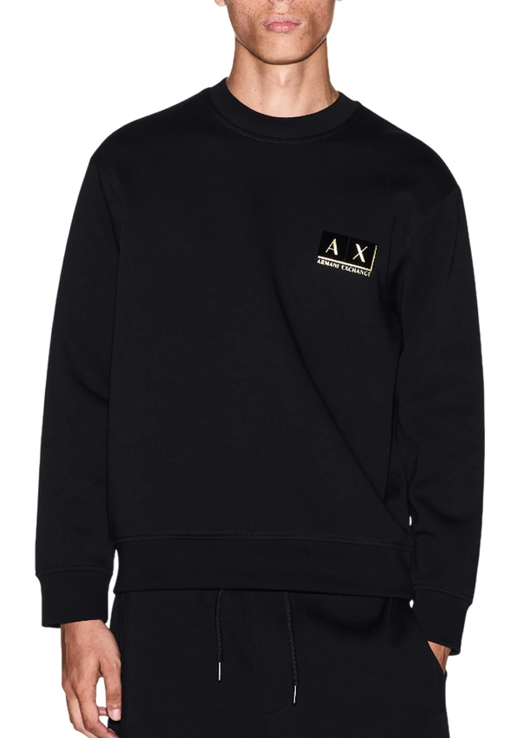 Armani Exchange B'Sweatshirt' Nero Xm001892Af10818 162261