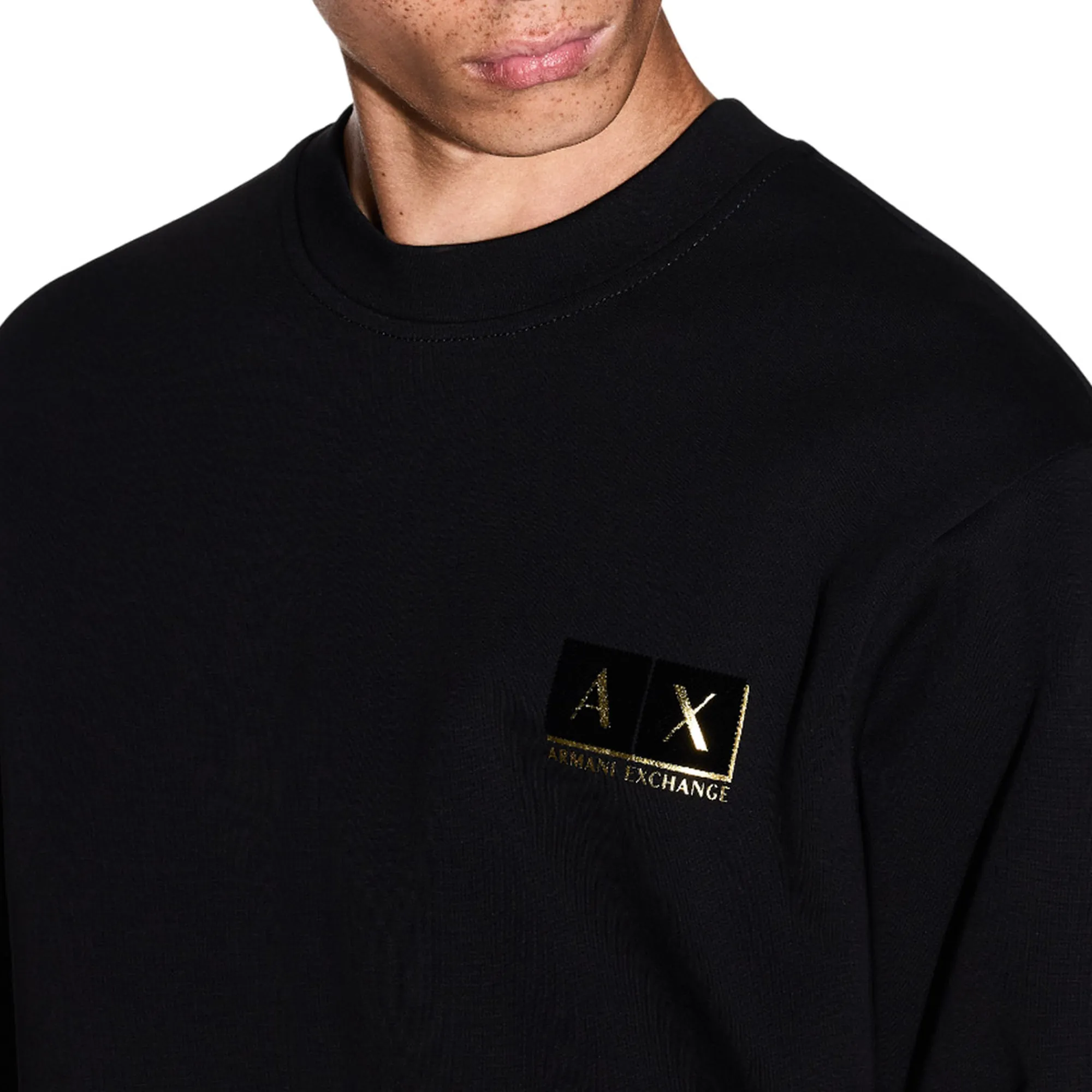 Armani Exchange B'Sweatshirt' Nero Xm001892Af10818 162264