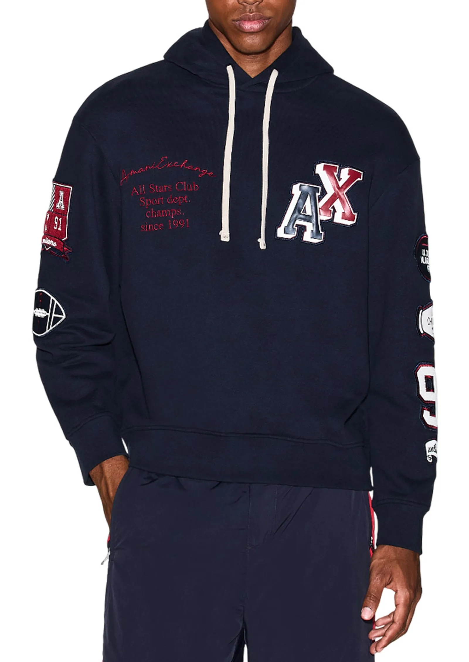 Armani Exchange Felpa Armani Exchange Blu Xm000749Af12656 161774