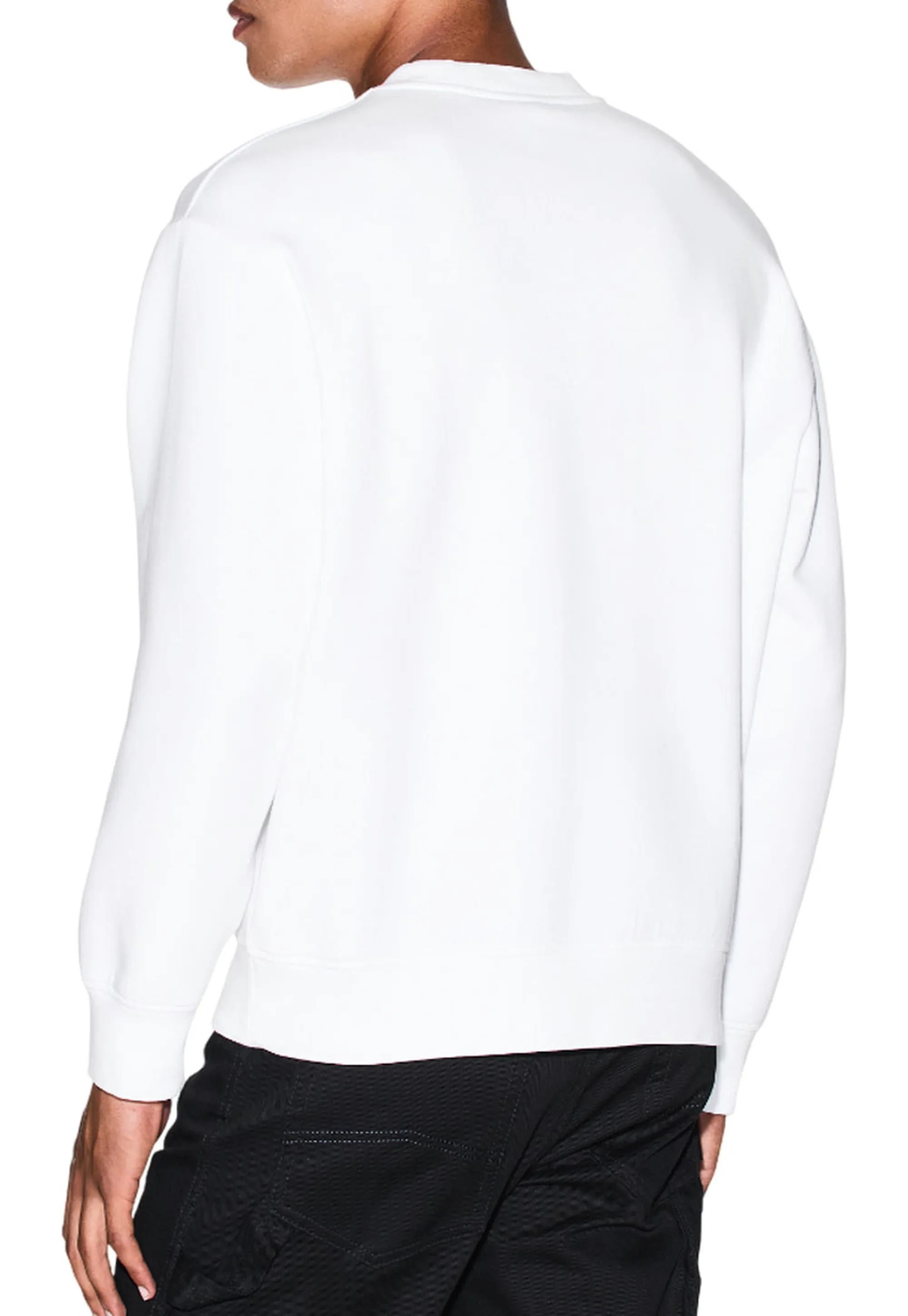 Armani Exchange B'Sweatshirt With Embossed Logo' White Xm001371Af13047 162257