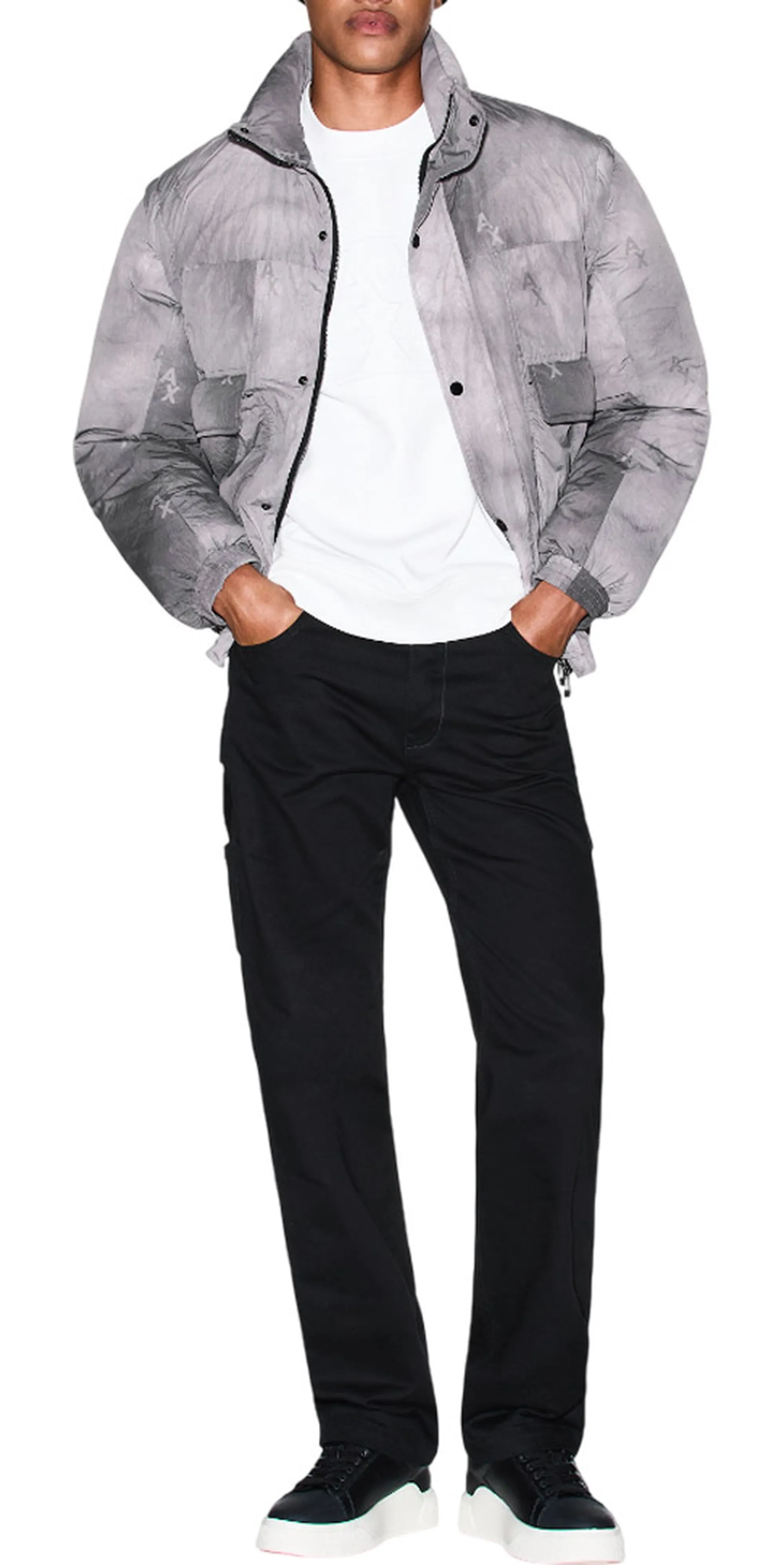 Armani Exchange B'Sweatshirt With Embossed Logo' White Xm001371Af13047 162258