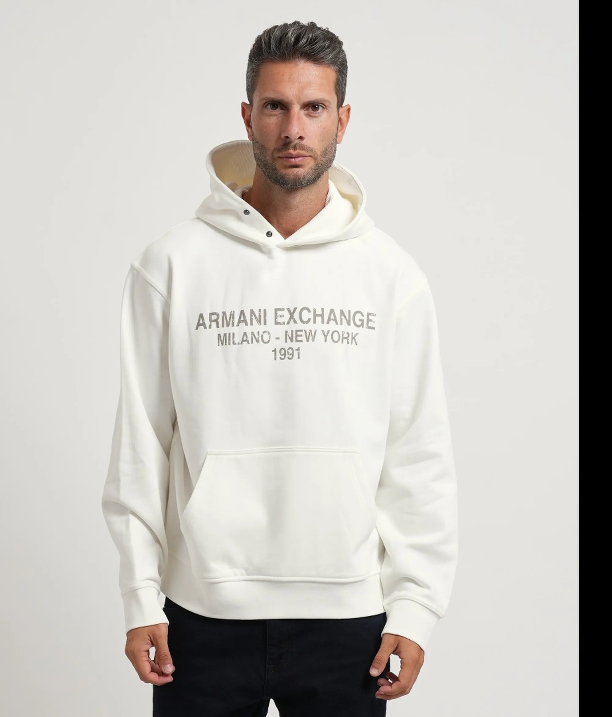 Armani Exchange B'Felpa In Cotone Ax' White Xm003413Af16281 193348