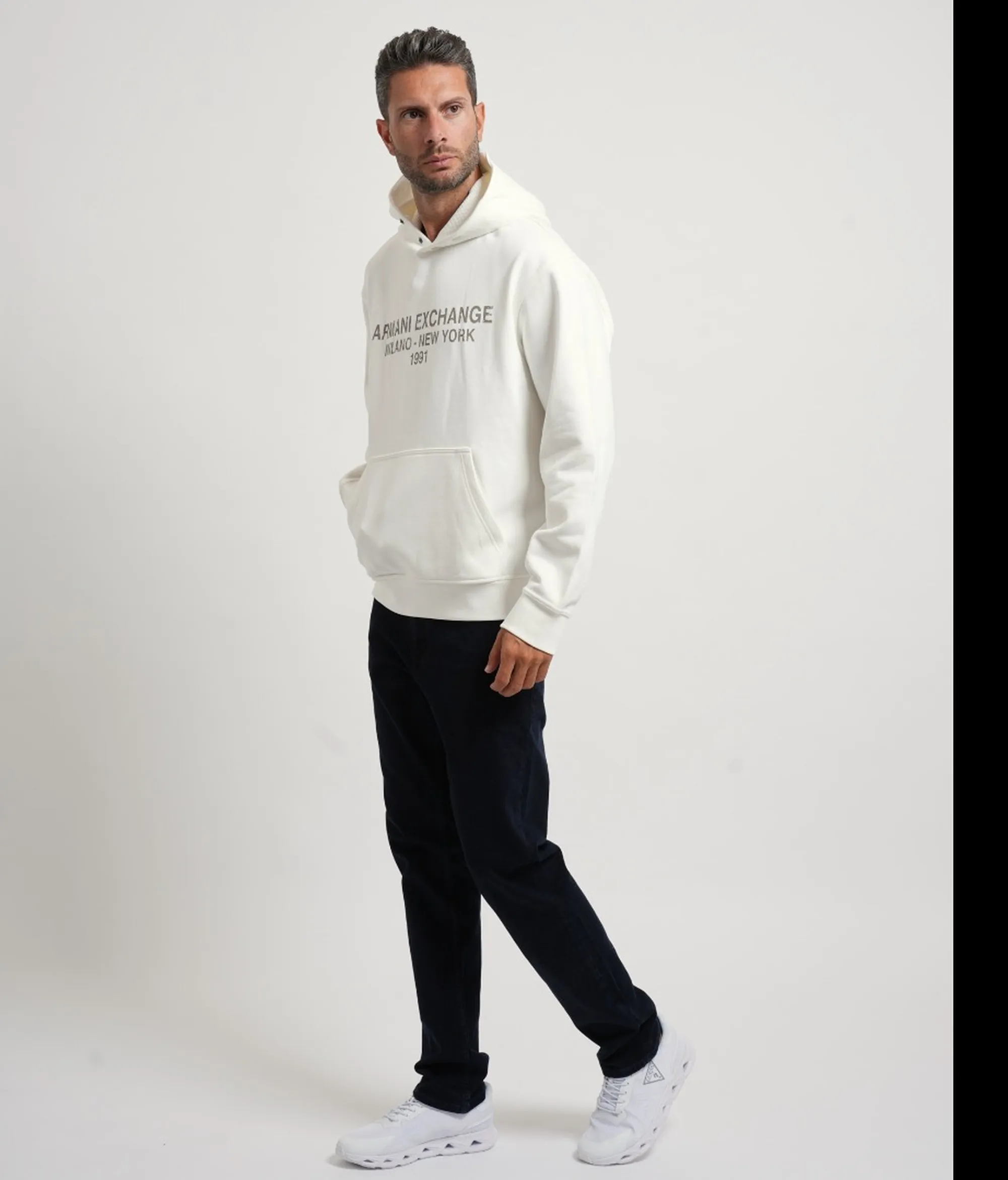 Armani Exchange B'Felpa In Cotone Ax' White Xm003413Af16281 193349