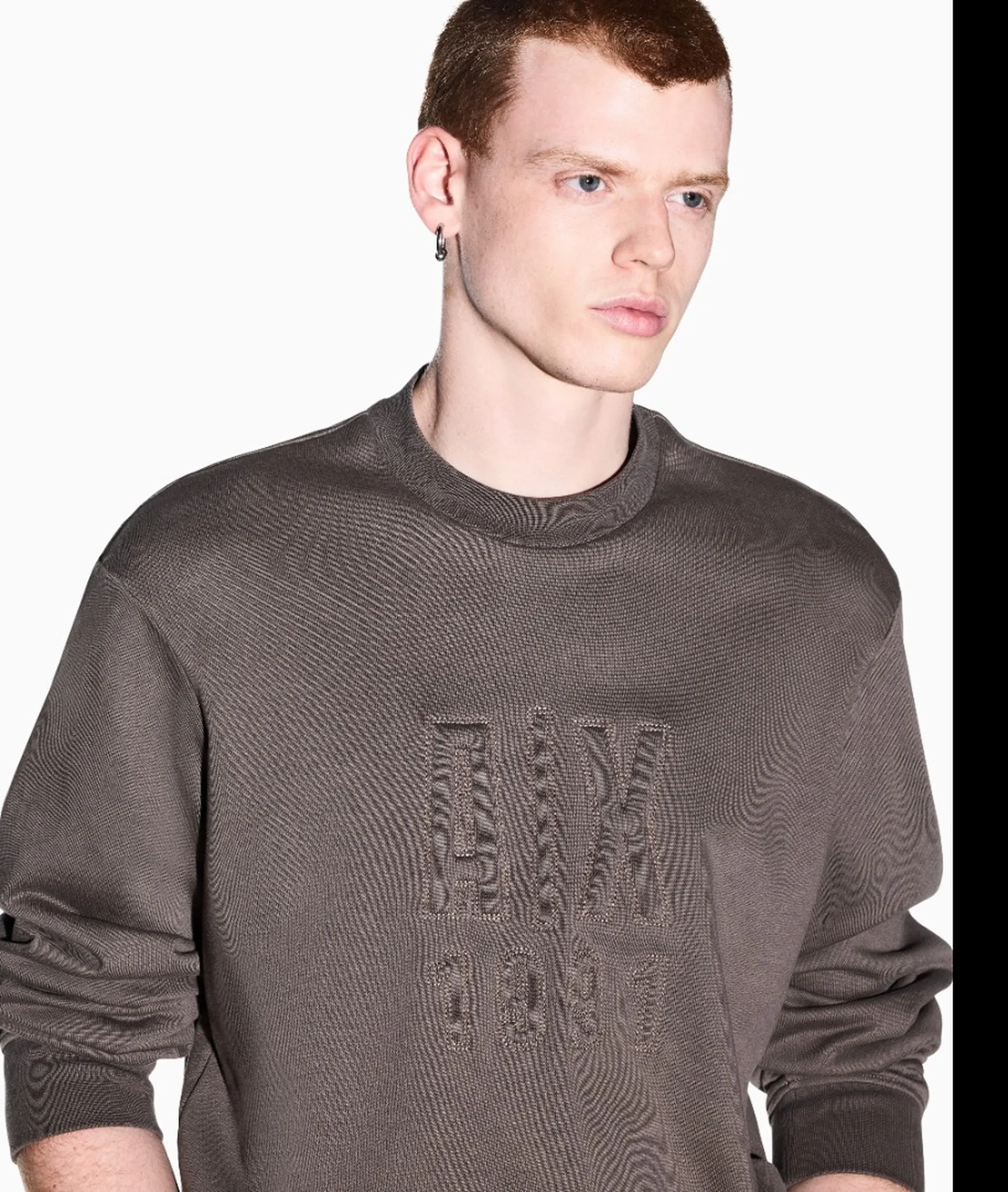 Armani Exchange B'French Terry Cotton Sweatshirt' Light Brown Xm002801Af20934 193232