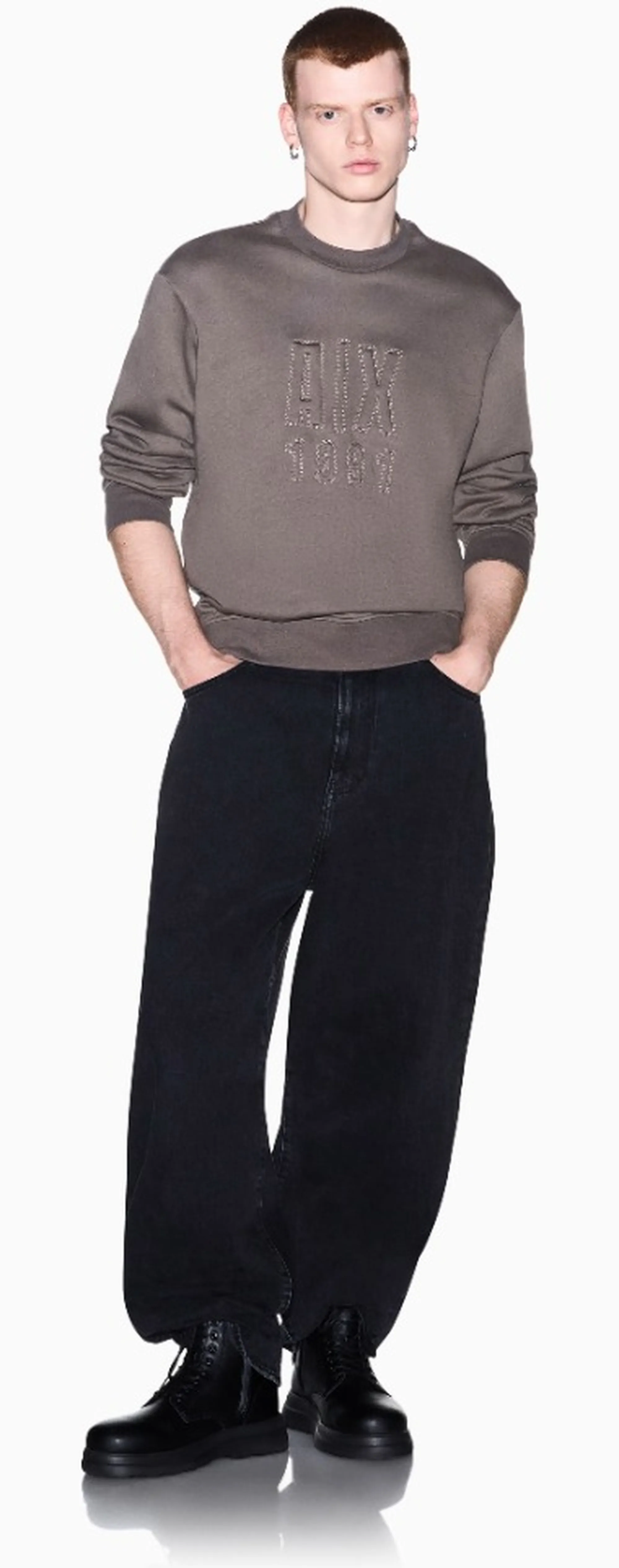 Armani Exchange B'French Terry Cotton Sweatshirt' Light Brown Xm002801Af20934 193233