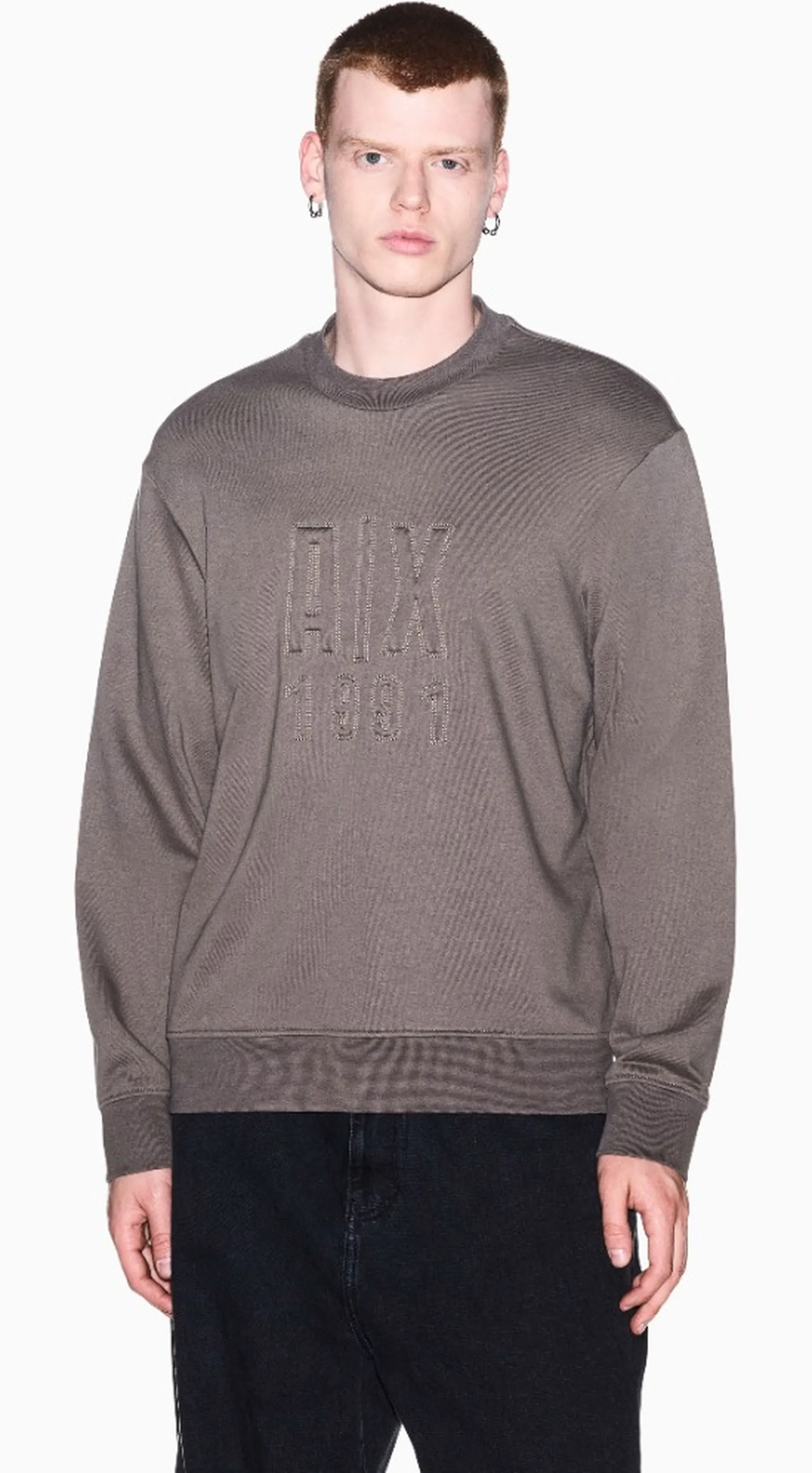 Armani Exchange B'French Terry Cotton Sweatshirt' Light Brown Xm002801Af20934 193234