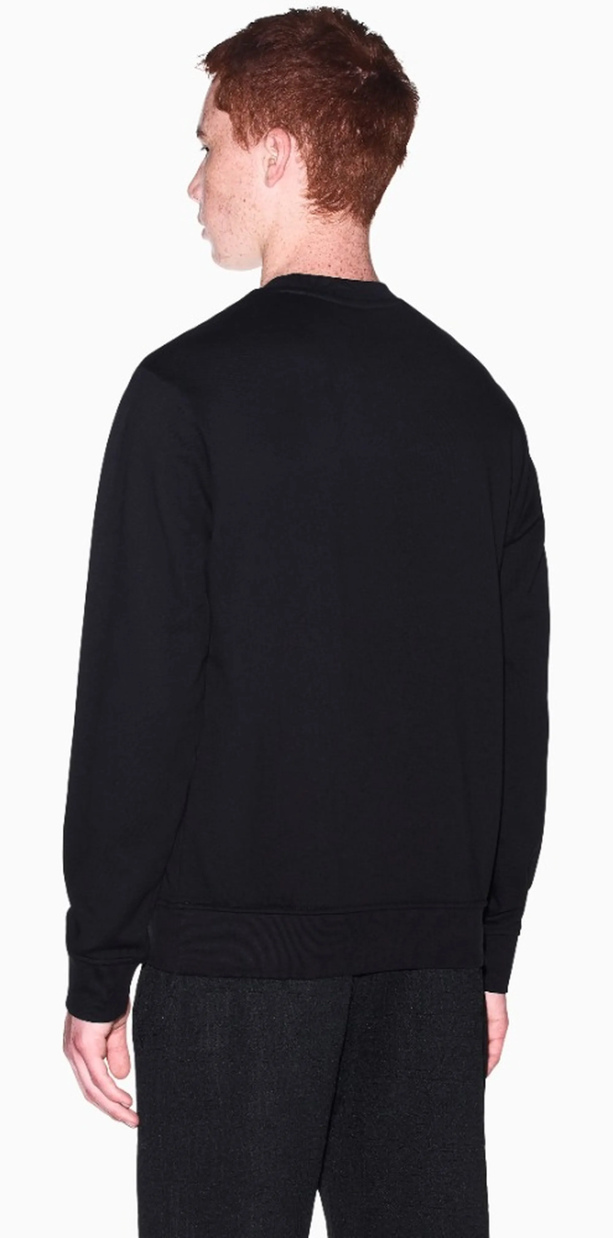 Armani Exchange B'French Terry Cotton Sweatshirt' Black Xm002801Af20934 193235