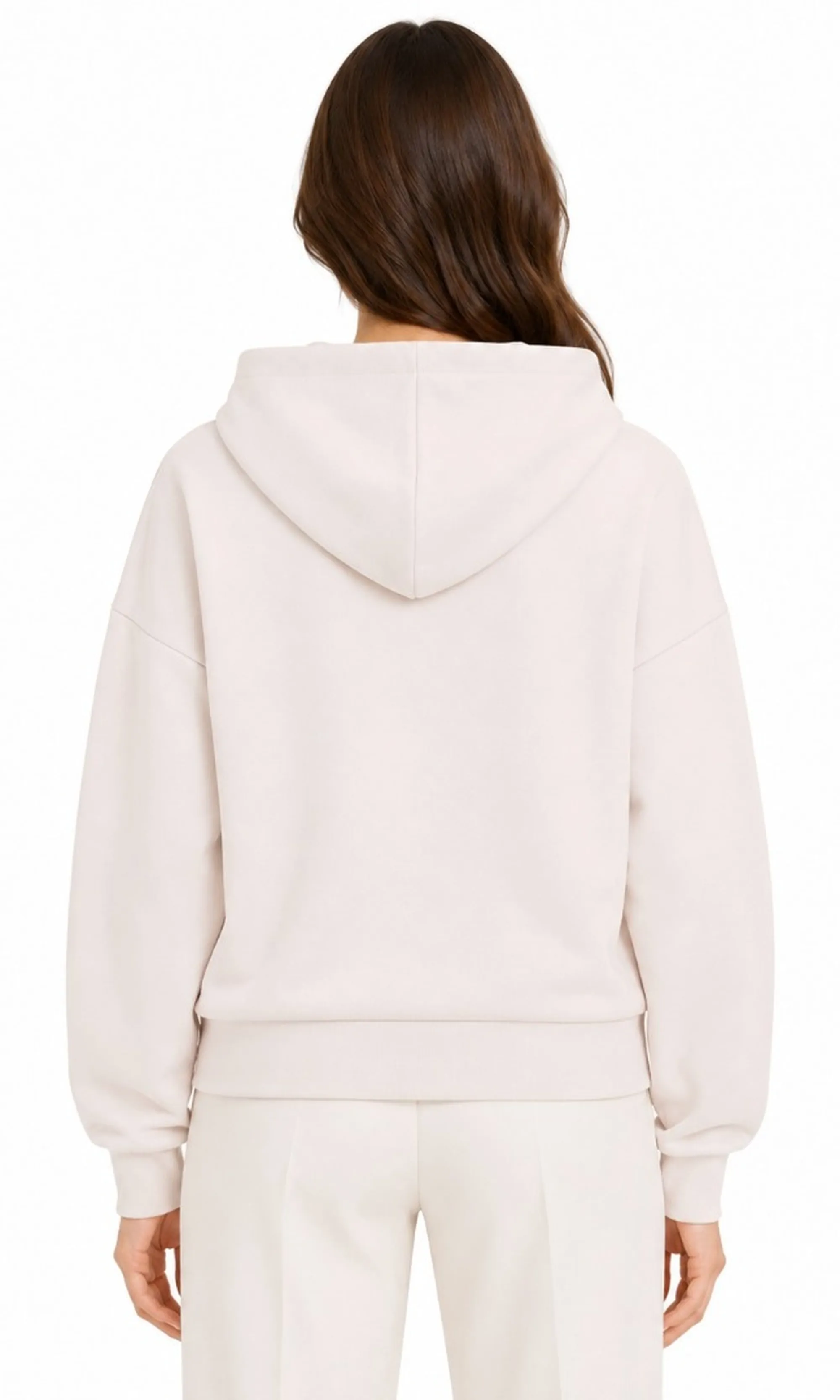 Armani Exchange B'Hoodie In Stretch Viscose Scuba Fabric' Beige Xw002669Af24068 193489