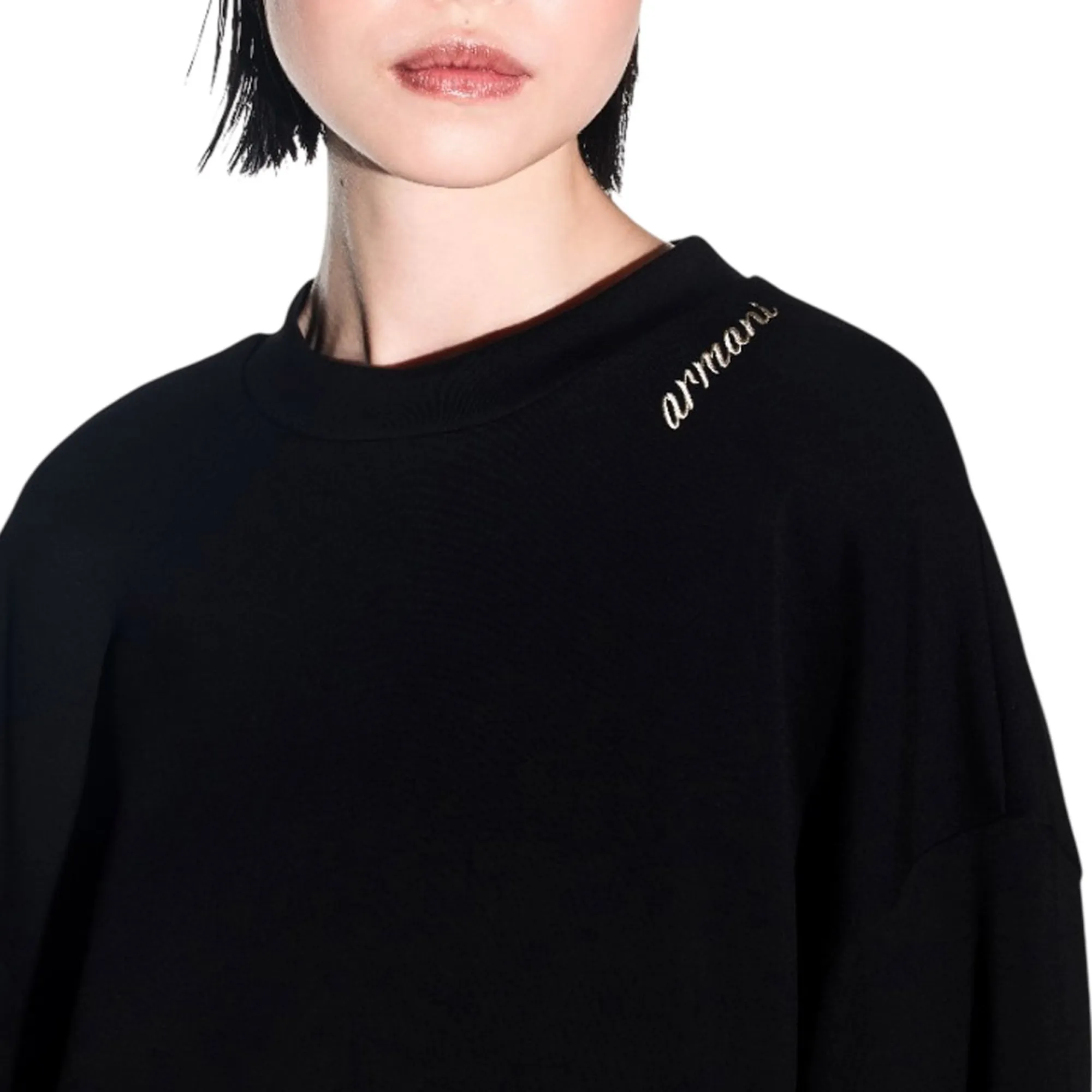 Armani Exchange Felpa In Tessuto Scuba Stretch Nero Xw002853Af16111 195669