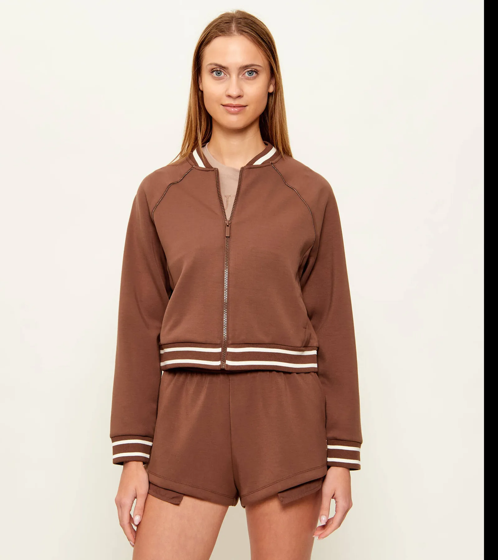 Armani Exchange Felpa In Tessuto Tecnico Marrone Xw002071Af10804 175221