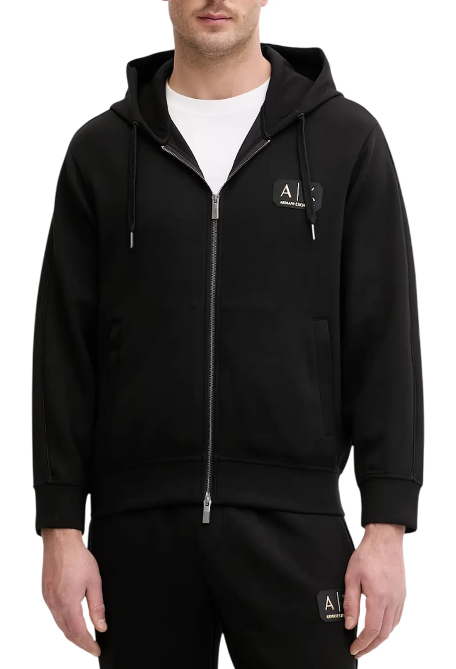 Armani Exchange Felpa In Tessuto Tecnico Nero Xm001770Af19936 175164