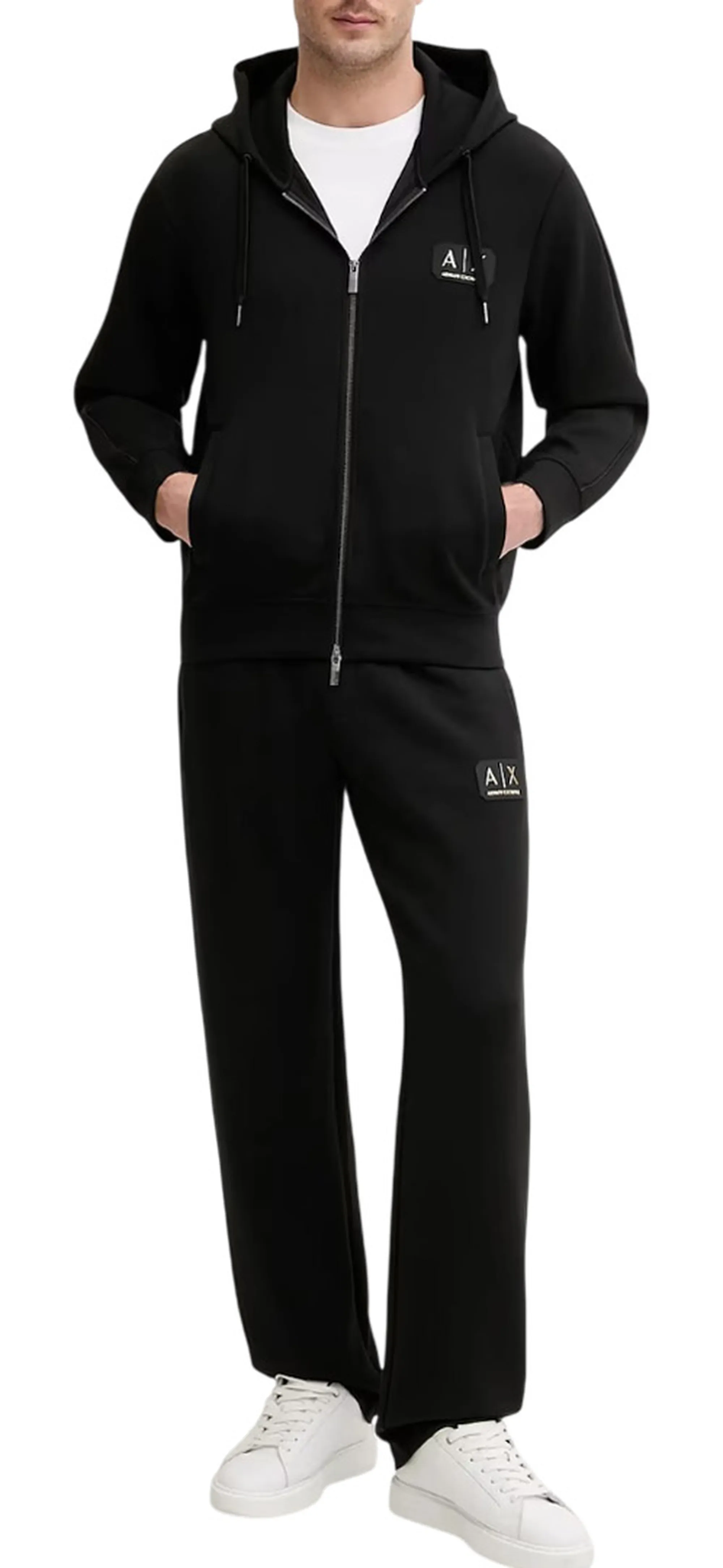 Armani Exchange Felpa In Tessuto Tecnico Nero Xm001770Af19936 175166