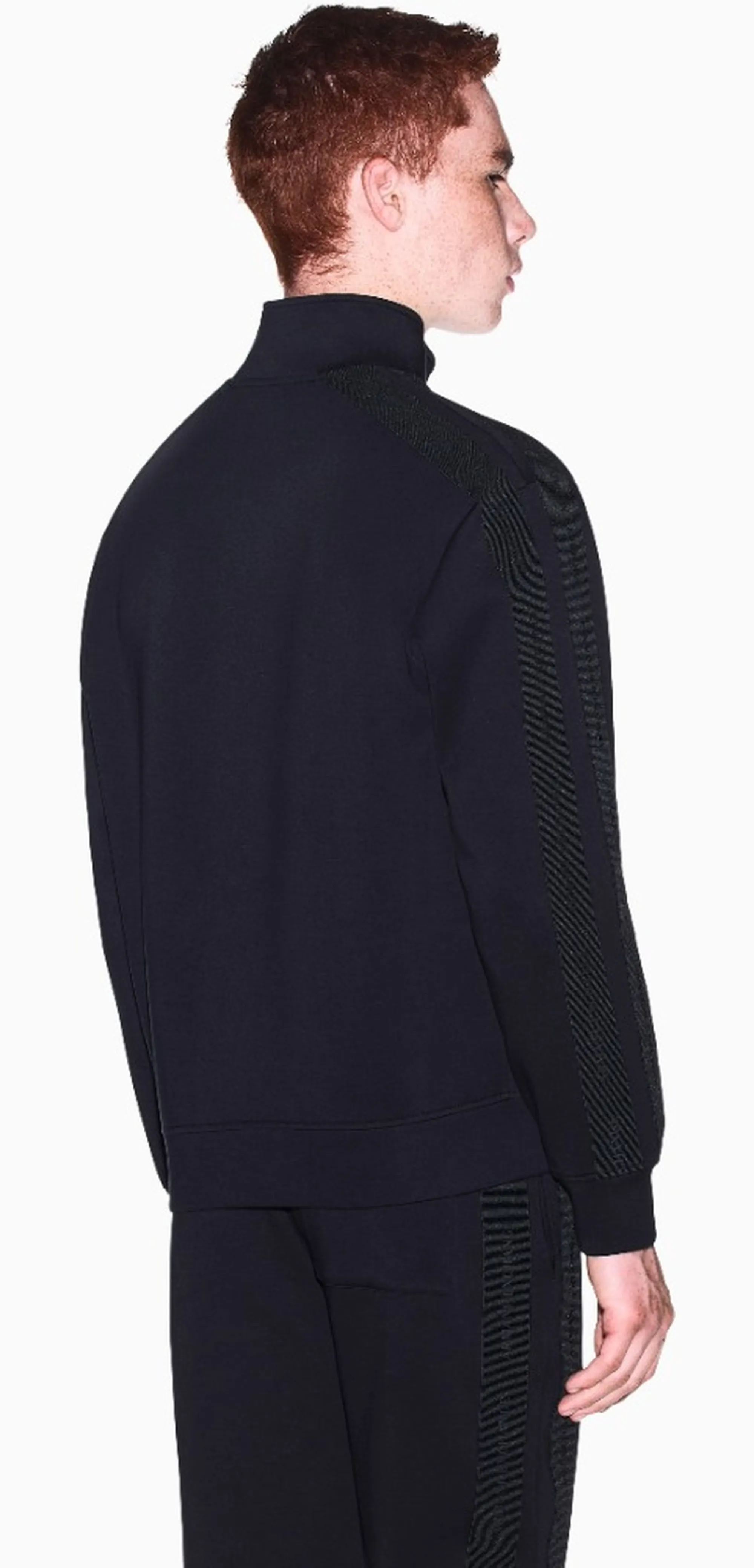 Armani Exchange B'Regular Fit Sweatshirt In Jersey' Black Xm003144Af13047 193305
