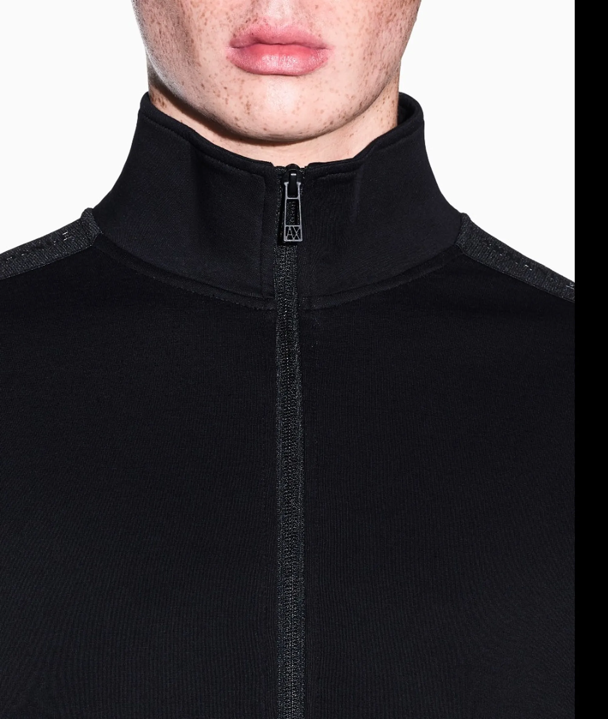 Armani Exchange B'Regular Fit Sweatshirt In Jersey' Black Xm003144Af13047 193306