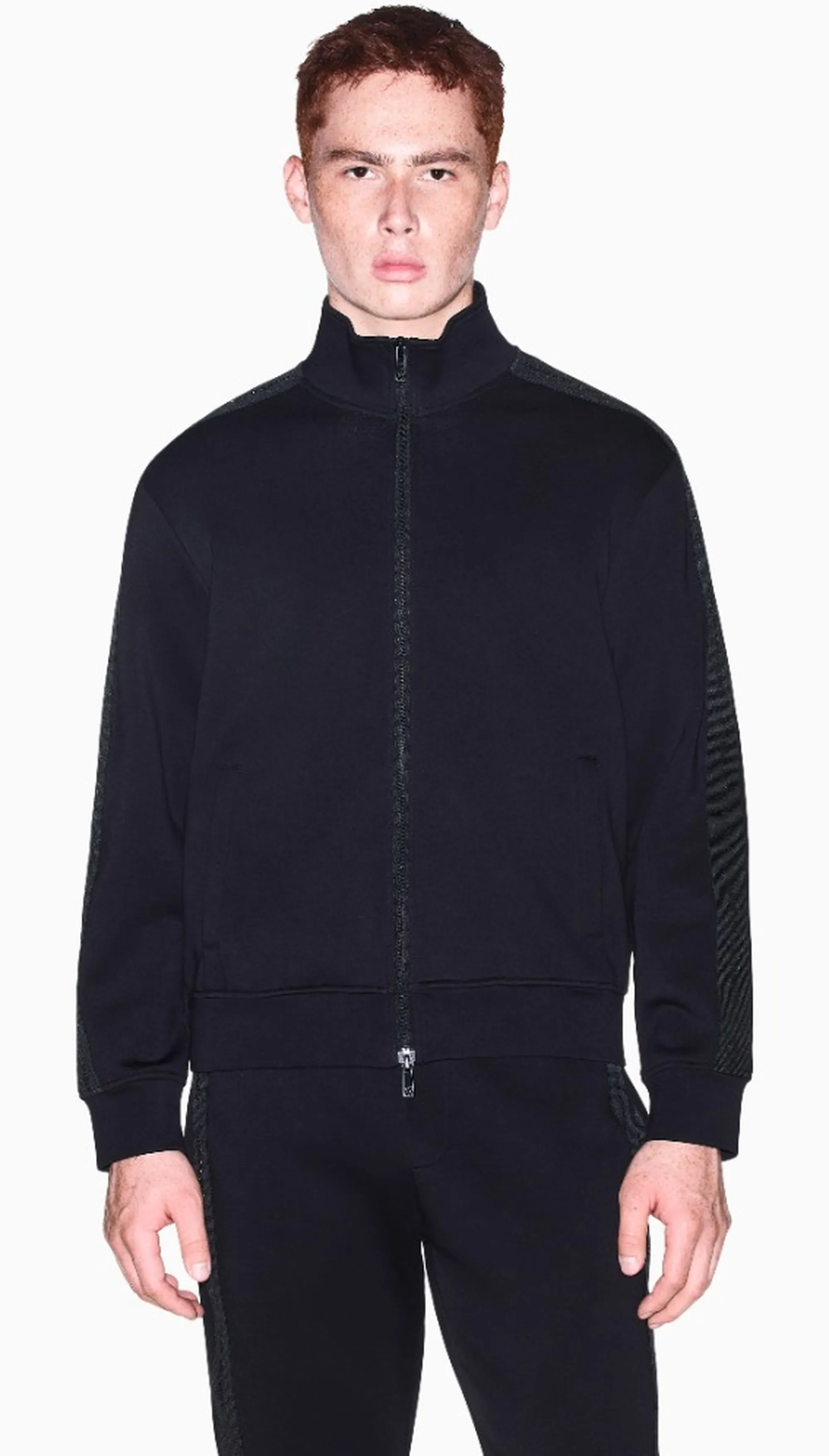 Armani Exchange B'Regular Fit Sweatshirt In Jersey' Black Xm003144Af13047 193308