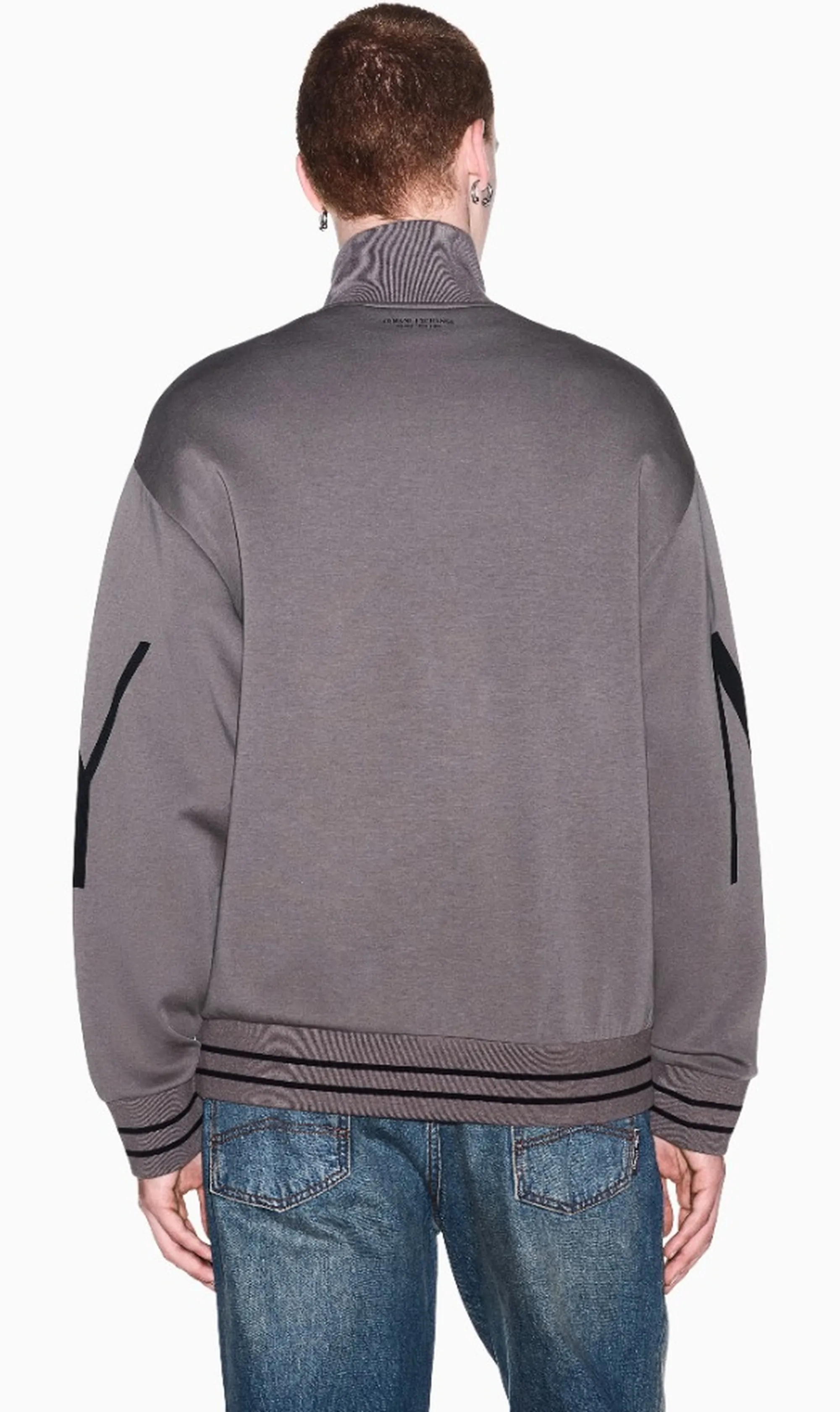Armani Exchange B'Regular Fit Sweatshirt In Stretch Cotton Jersey' Light Brown Xm002950Af10818 193267