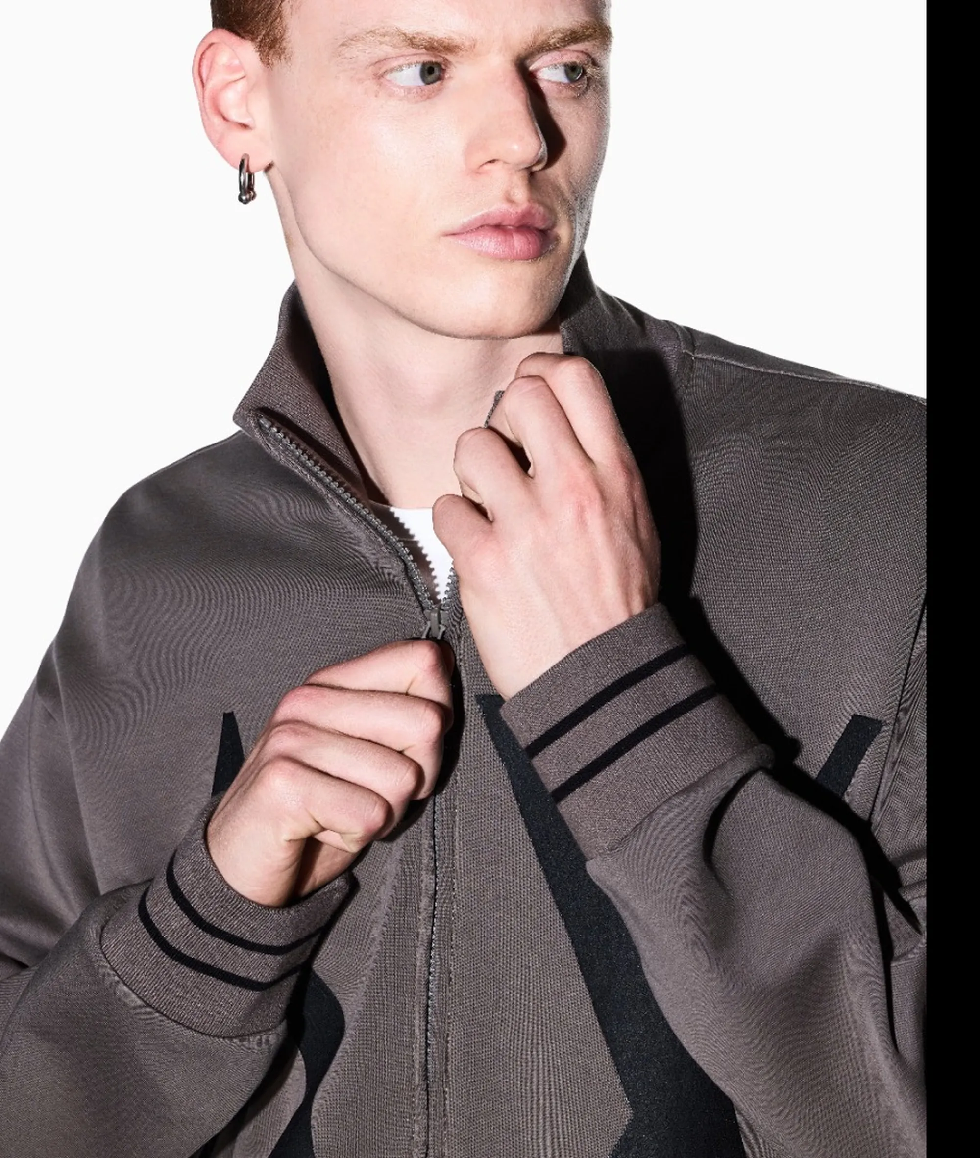 Armani Exchange B'Regular Fit Sweatshirt In Stretch Cotton Jersey' Light Brown Xm002950Af10818 193268