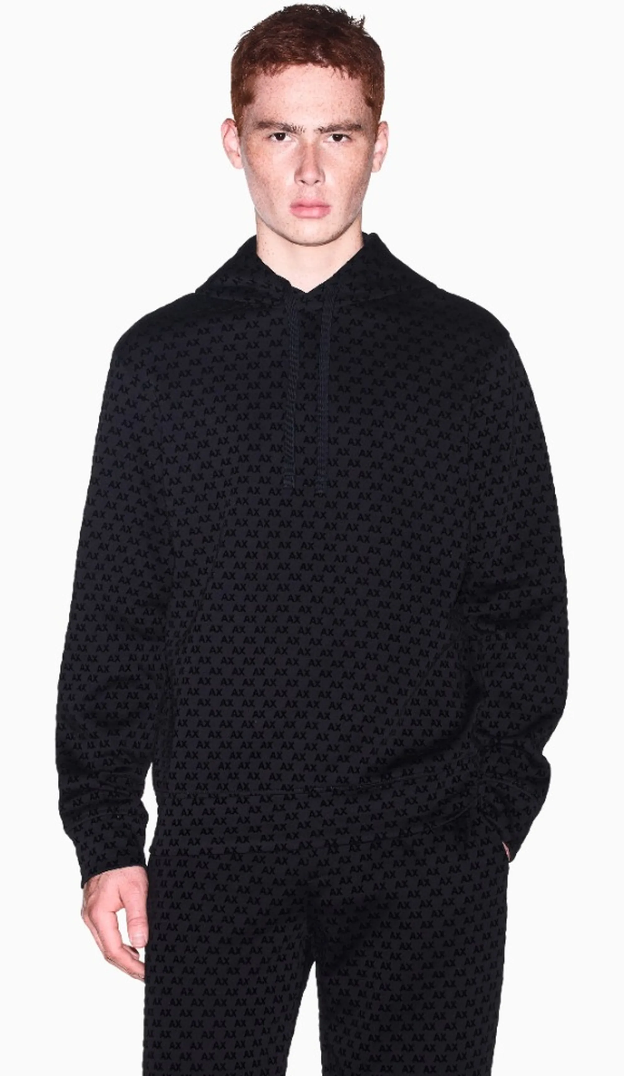 Armani Exchange B'Regular Fit Stretch Cotton Sweatshirt' Black Xm002903Af10818 193242
