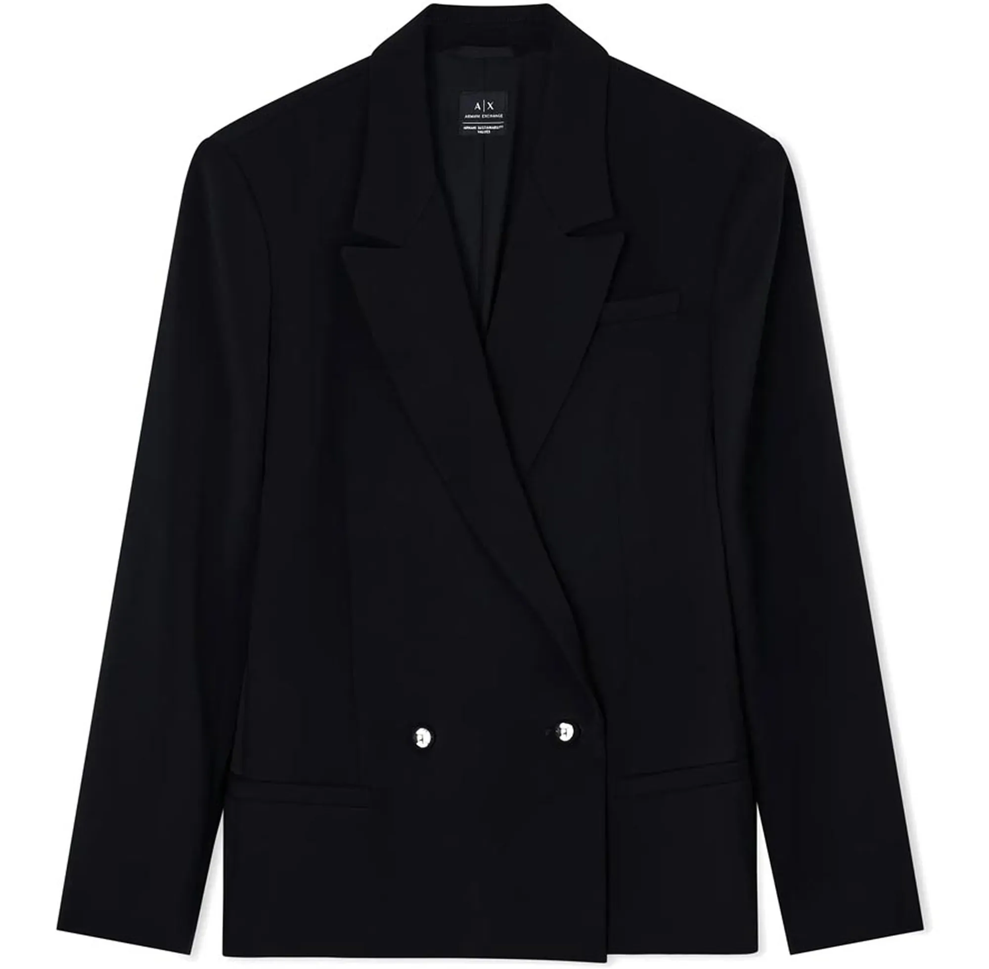 Armani Exchange B'Armani Exchange Double-Breasted Jacket' Black Xw001281Af16125 165020