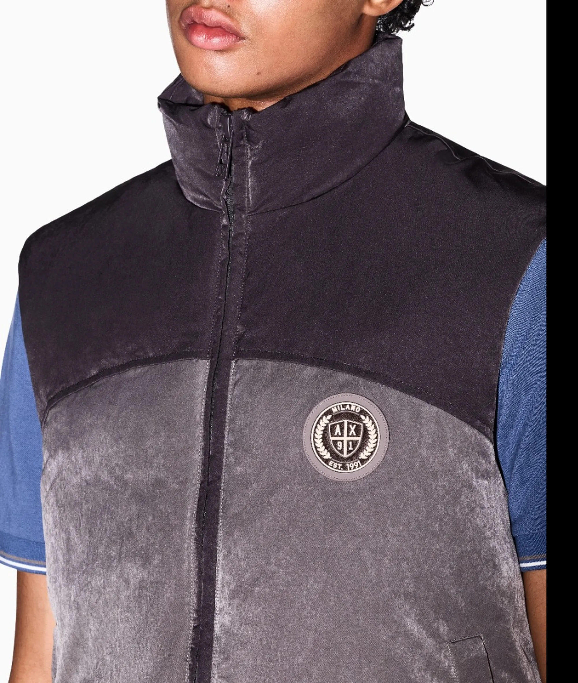 Armani Exchange Gilet Crossover Marrone Xm003320Af27108 193326