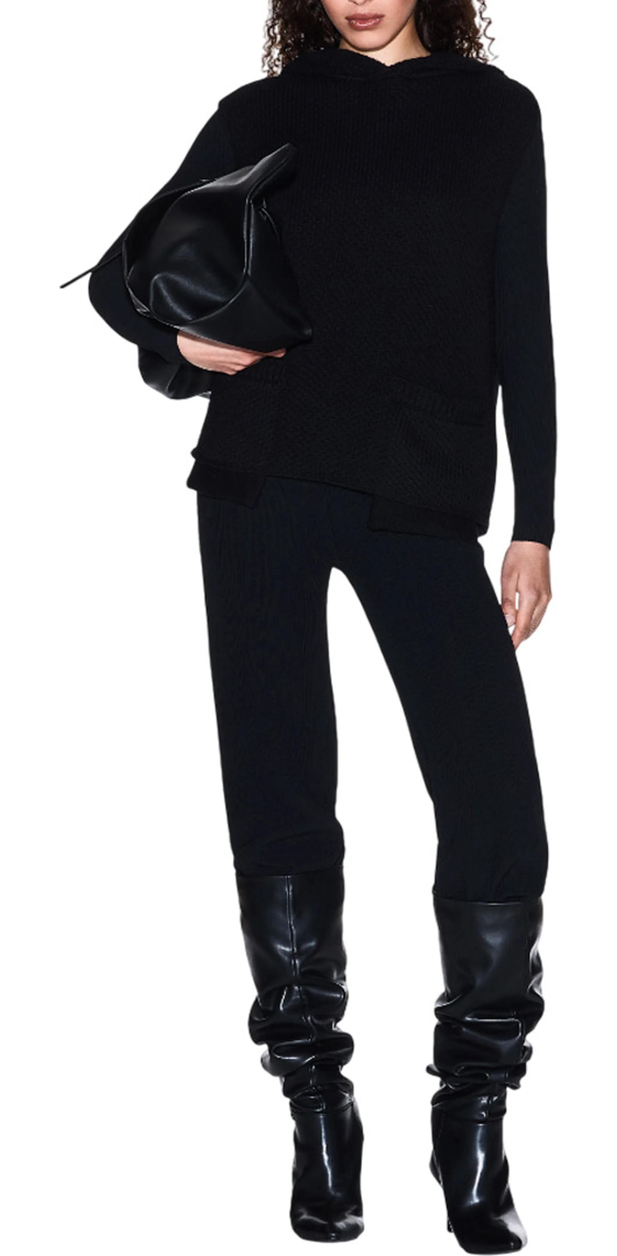 Armani Exchange B'Wool Blend Vest' Black Xw001161Af16604 163761