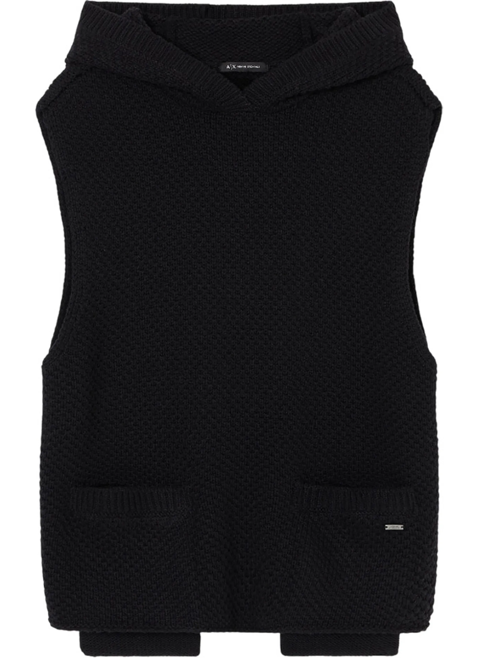 Armani Exchange B'Wool Blend Vest' Black Xw001161Af16604 163767