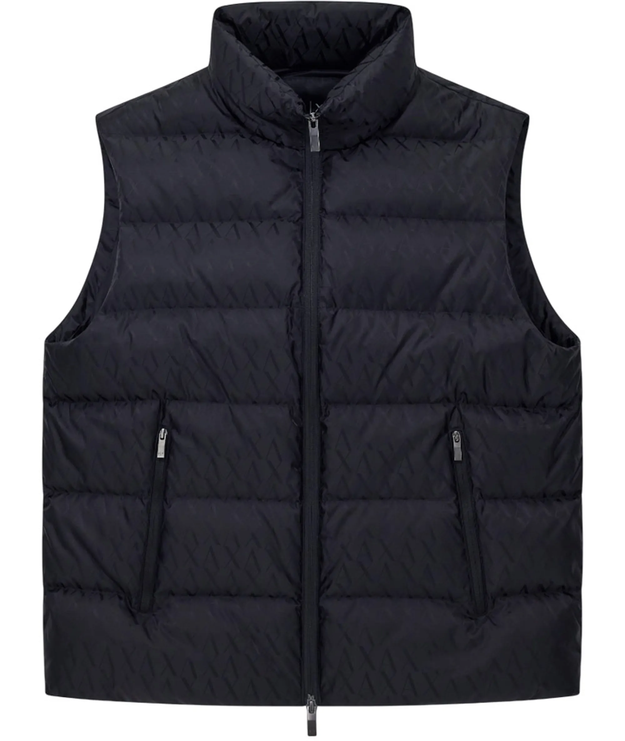 Armani Exchange B'Gilet Logo Allover' Black Xm001581Af16628 162535
