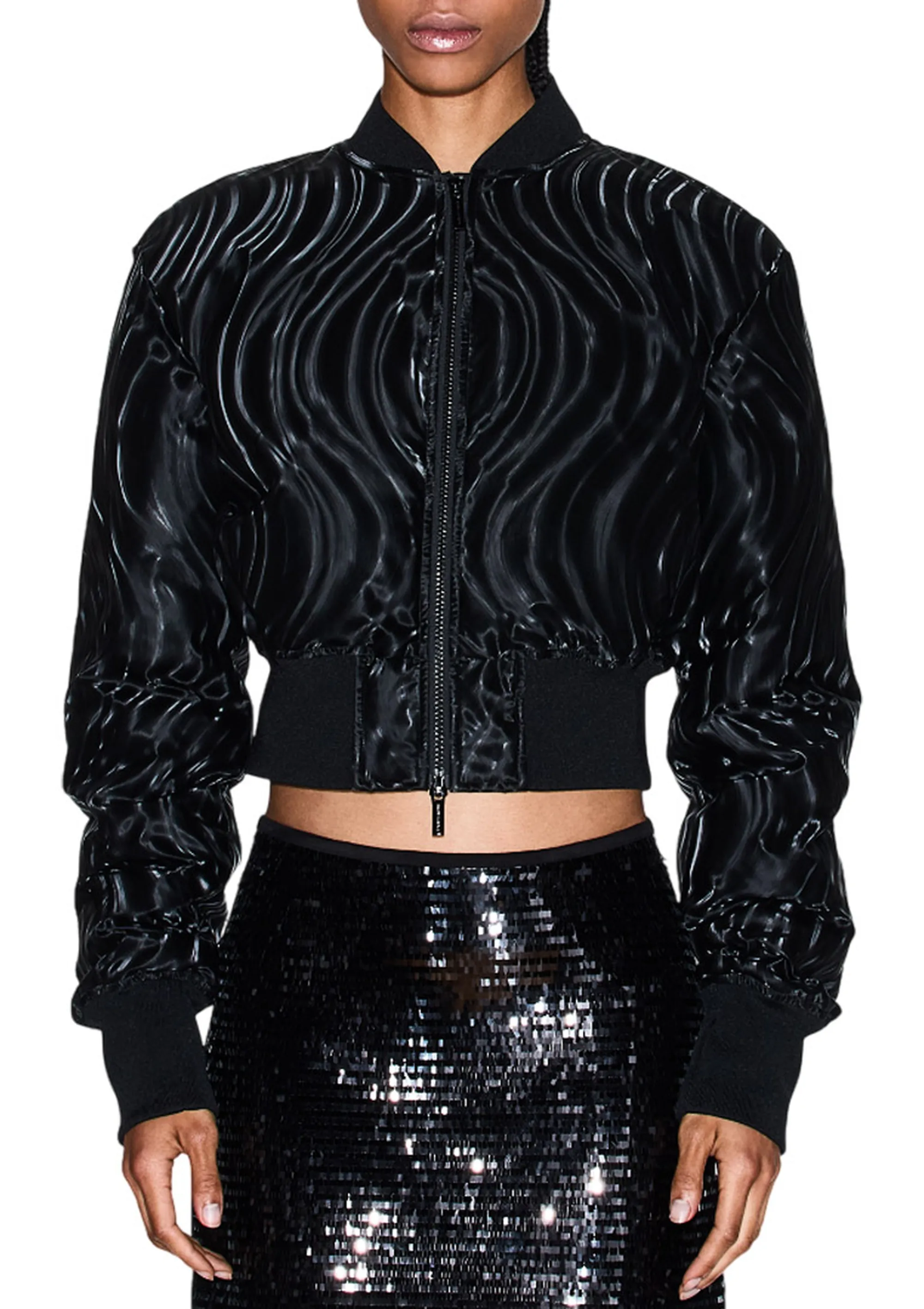 Armani Exchange Giubbino Bomber Corto Nero Xw000738Af16211 165251