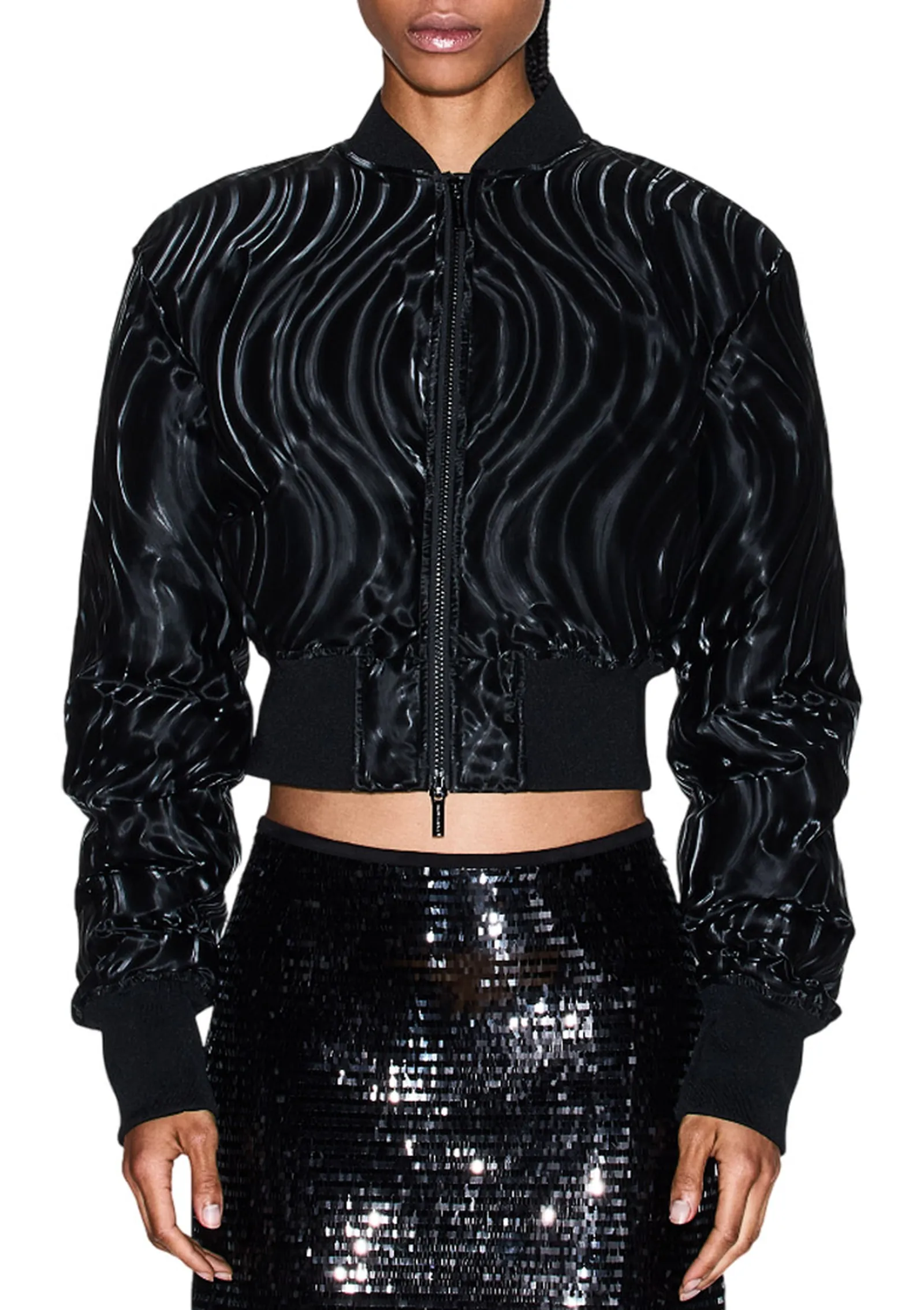 Armani Exchange Giubbino Bomber Corto Nero Xw000738Af16211 165251