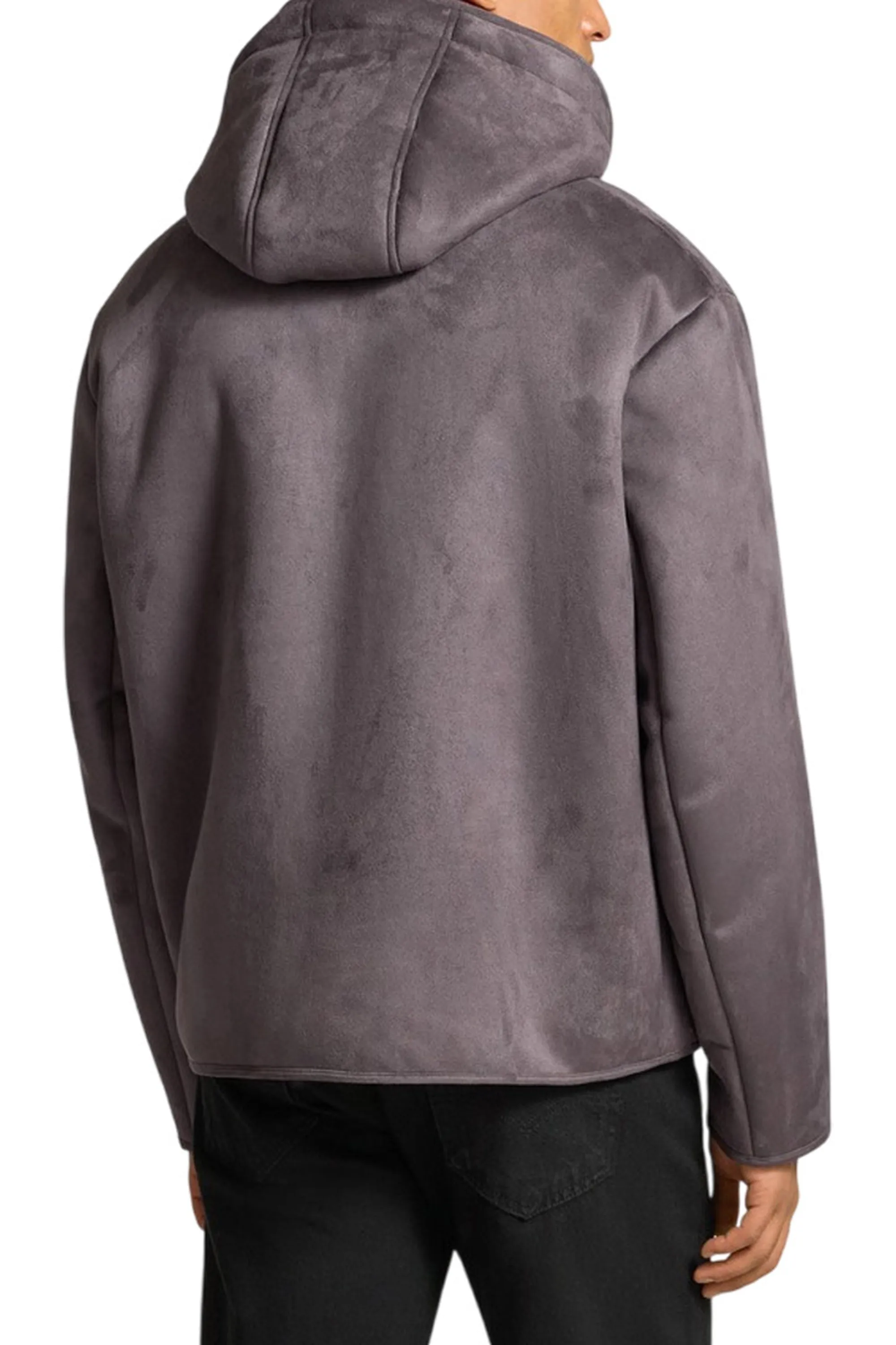 Armani Exchange B'Eco Suede Jacket' Grey Xm000968Af16590 162443