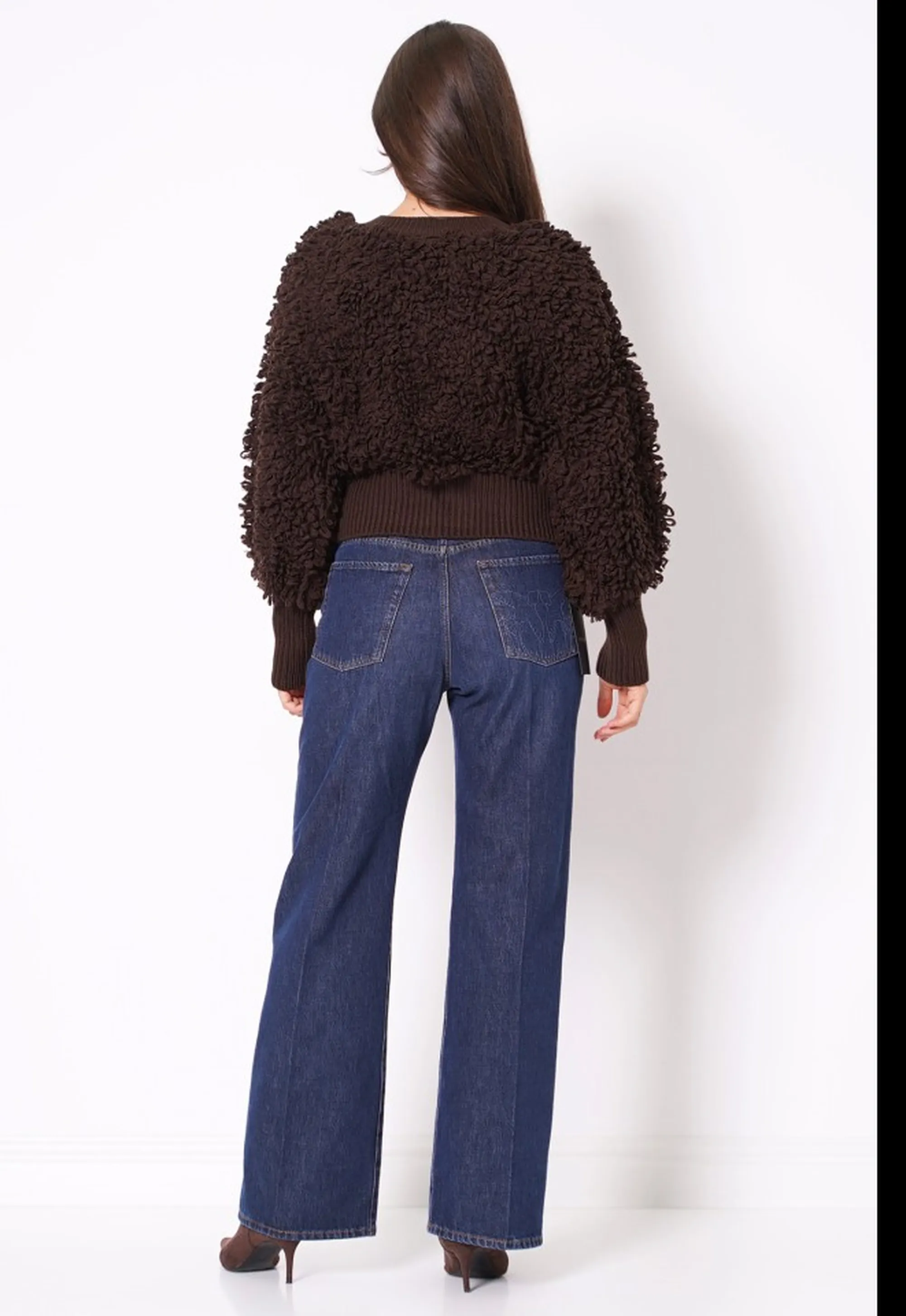 Armani Exchange B'Faux Fur Jacket' Brown Xw002649Af25941 193466