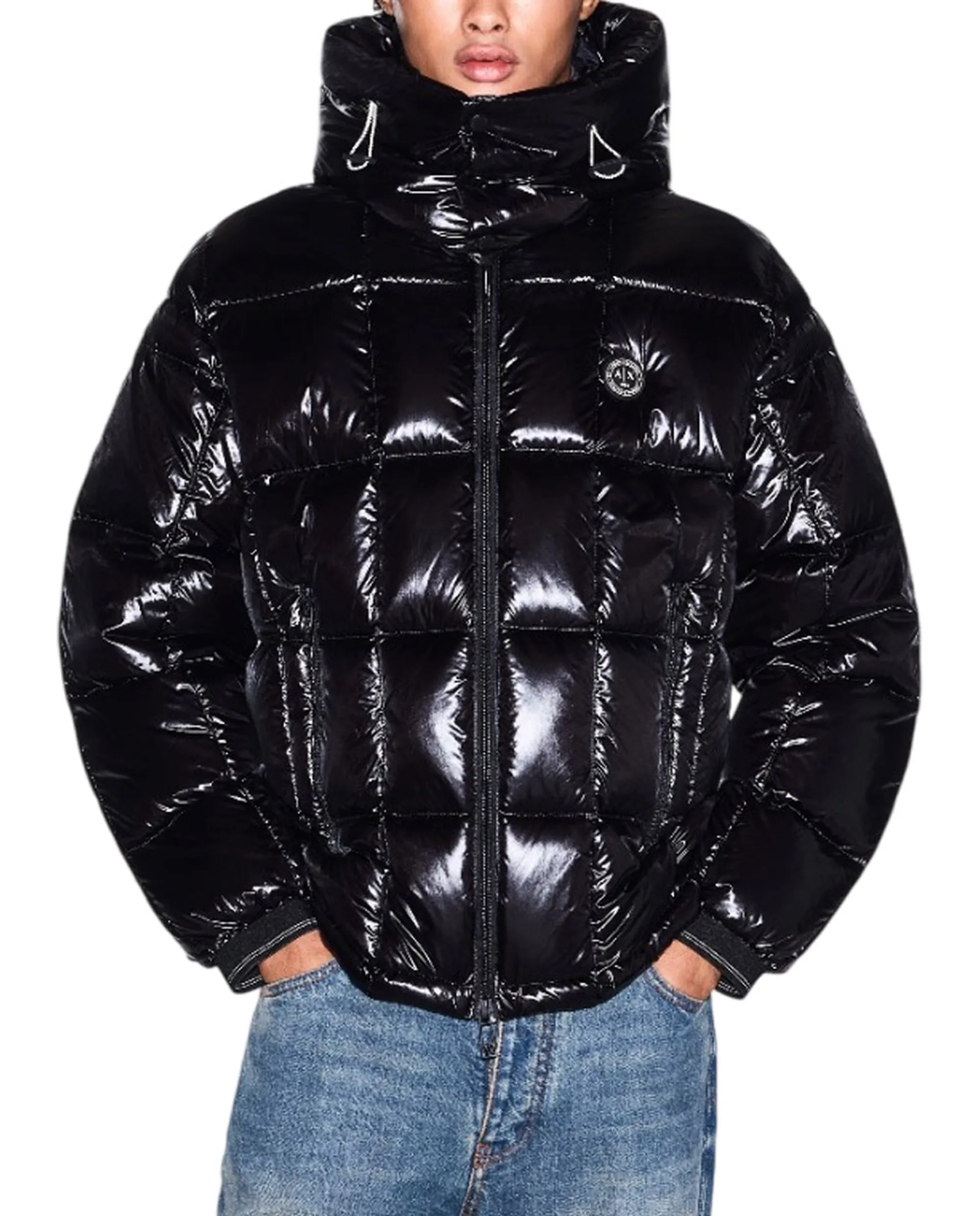 Armani Exchange B'Shiny Down Padded Jacket' Black Xm003344Af23755 193360