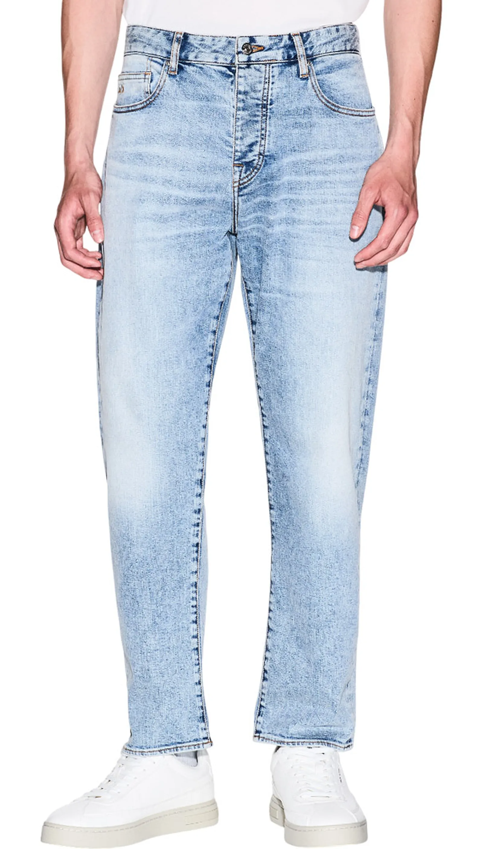 Armani Exchange Jeans Affusolati Denim Chiaro Xm000072Af18811 161609