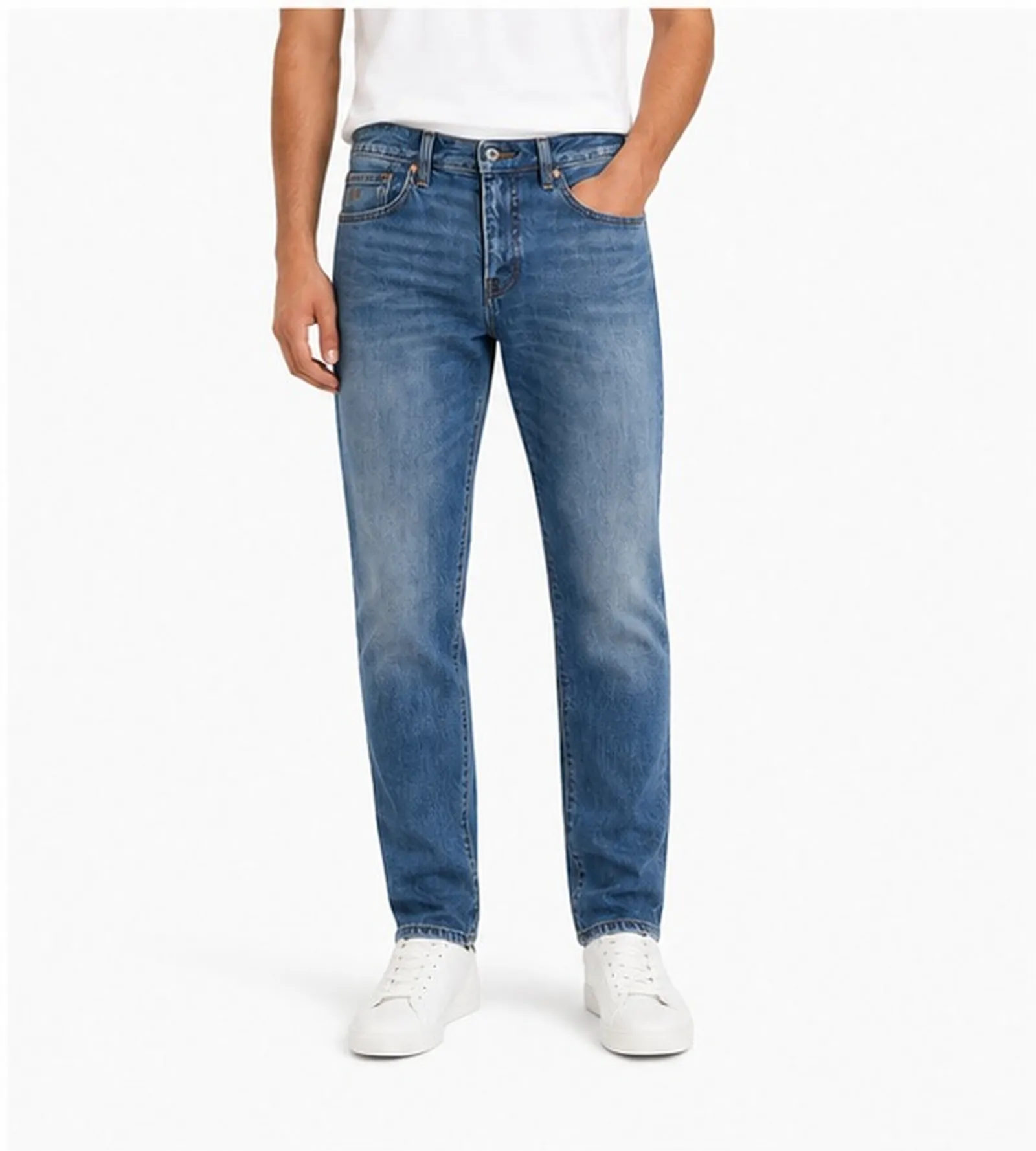 Armani Exchange Jeans Skinny Blu Delave Denim Xm000070Af22559 188137