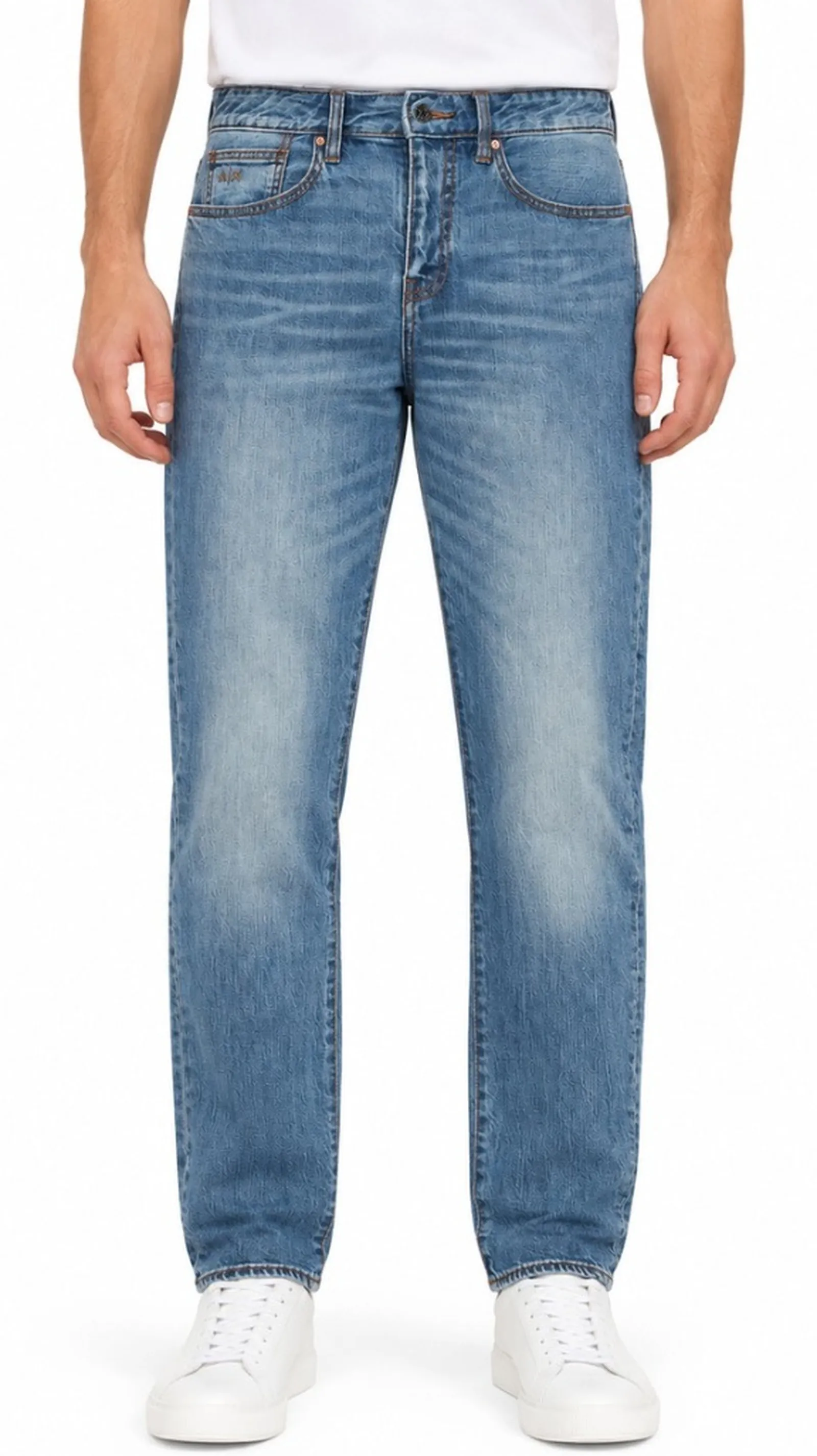 Armani Exchange Jeans Skinny Blu Delave Denim Xm000070Af22559 199387