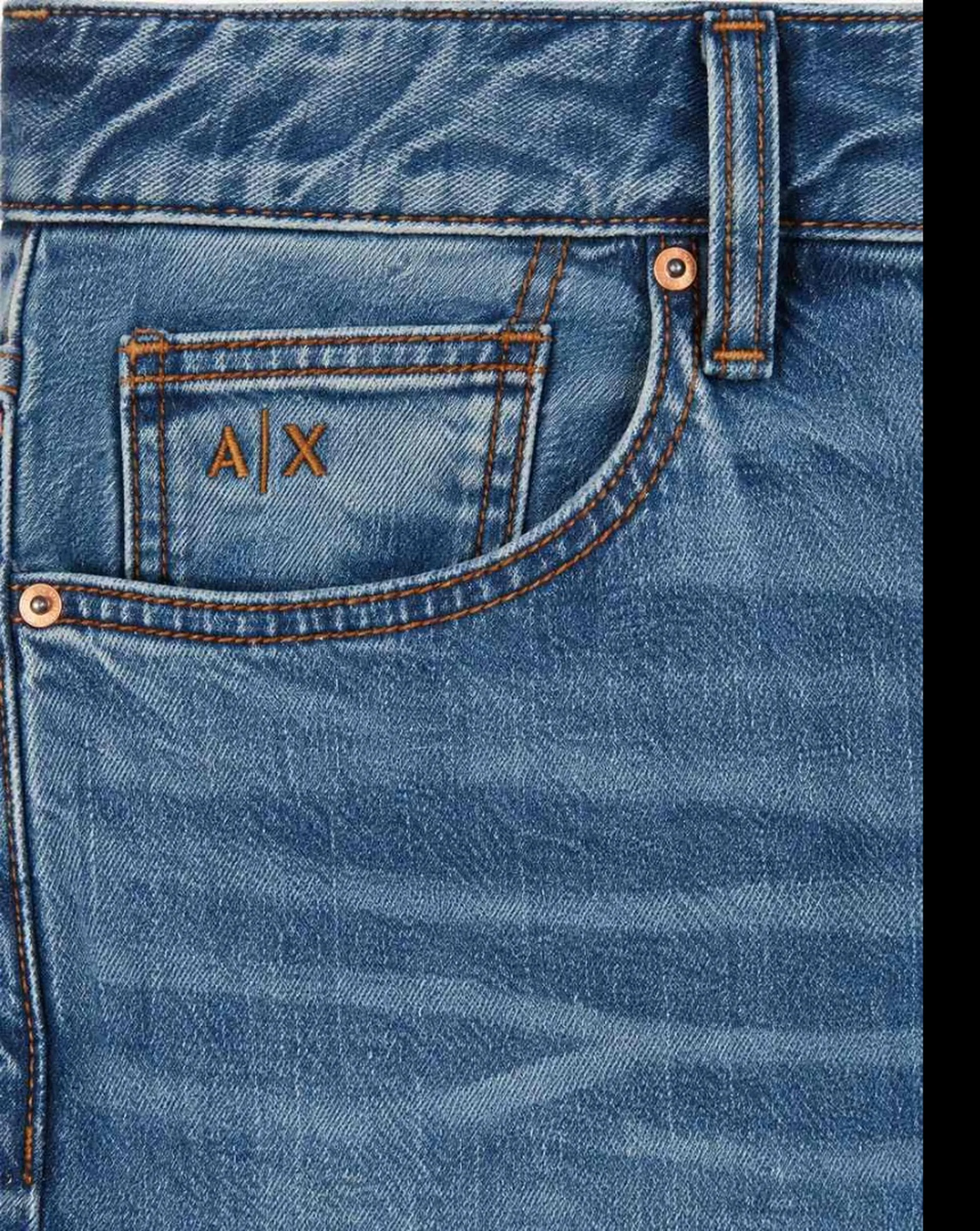 Armani Exchange Jeans Skinny Blu Delave Denim Xm000070Af22559 199390