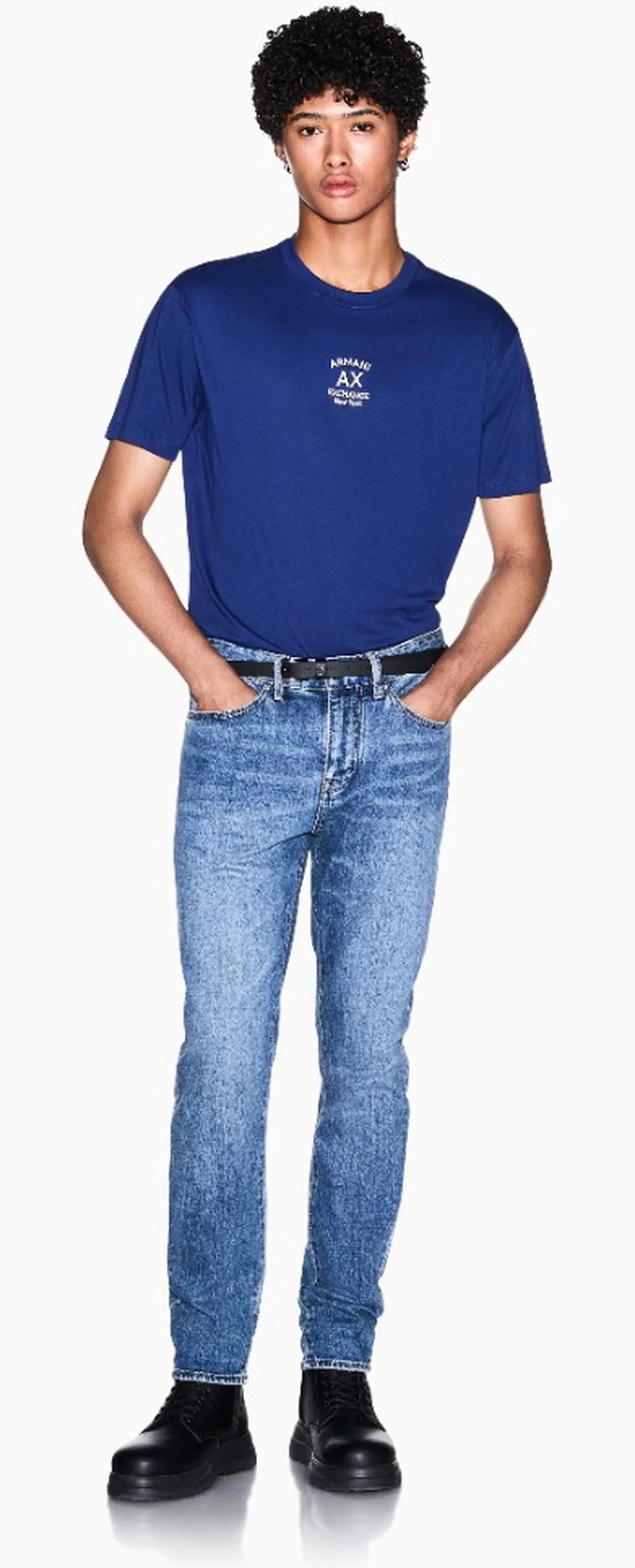 Armani Exchange B'Jeans Slim Fit 5 Pocket' Light Denim Xm000070Af27161 193213